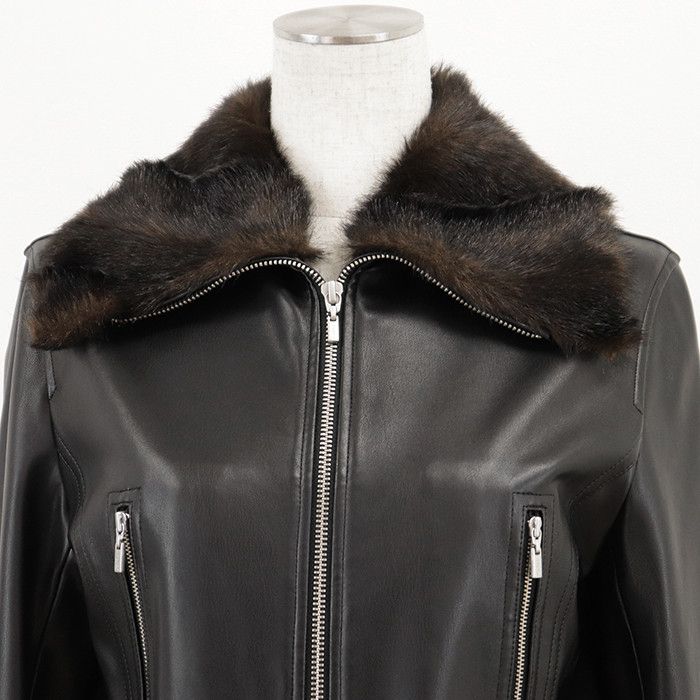 Other Other FOXEY NEW YORK Synthetic Leather Faux Fur Jacket Plastic / Synthetic Outerwear 38935 DUTY FREE for USA Size ONE SIZE - 2 Thumbnail