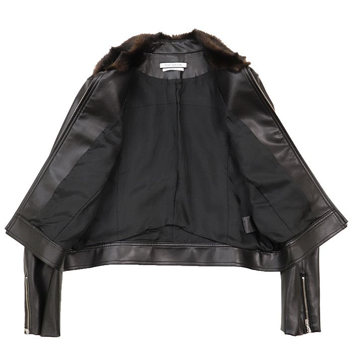 Other Other FOXEY NEW YORK Synthetic Leather Faux Fur Jacket Plastic / Synthetic Outerwear 38935 DUTY FREE for USA Size ONE SIZE - 8 Thumbnail