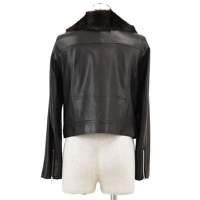 Other Other FOXEY NEW YORK Synthetic Leather Faux Fur Jacket Plastic / Synthetic Outerwear 38935 DUTY FREE for USA Size ONE SIZE - 6 Thumbnail