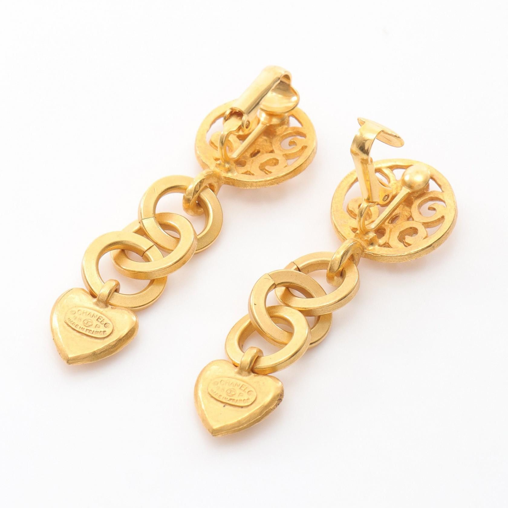 Chanel Chanel Chanel Coco Mark Earrings Metal Earrings DUTY FREE for USA Size ONE SIZE - 2 Thumbnail