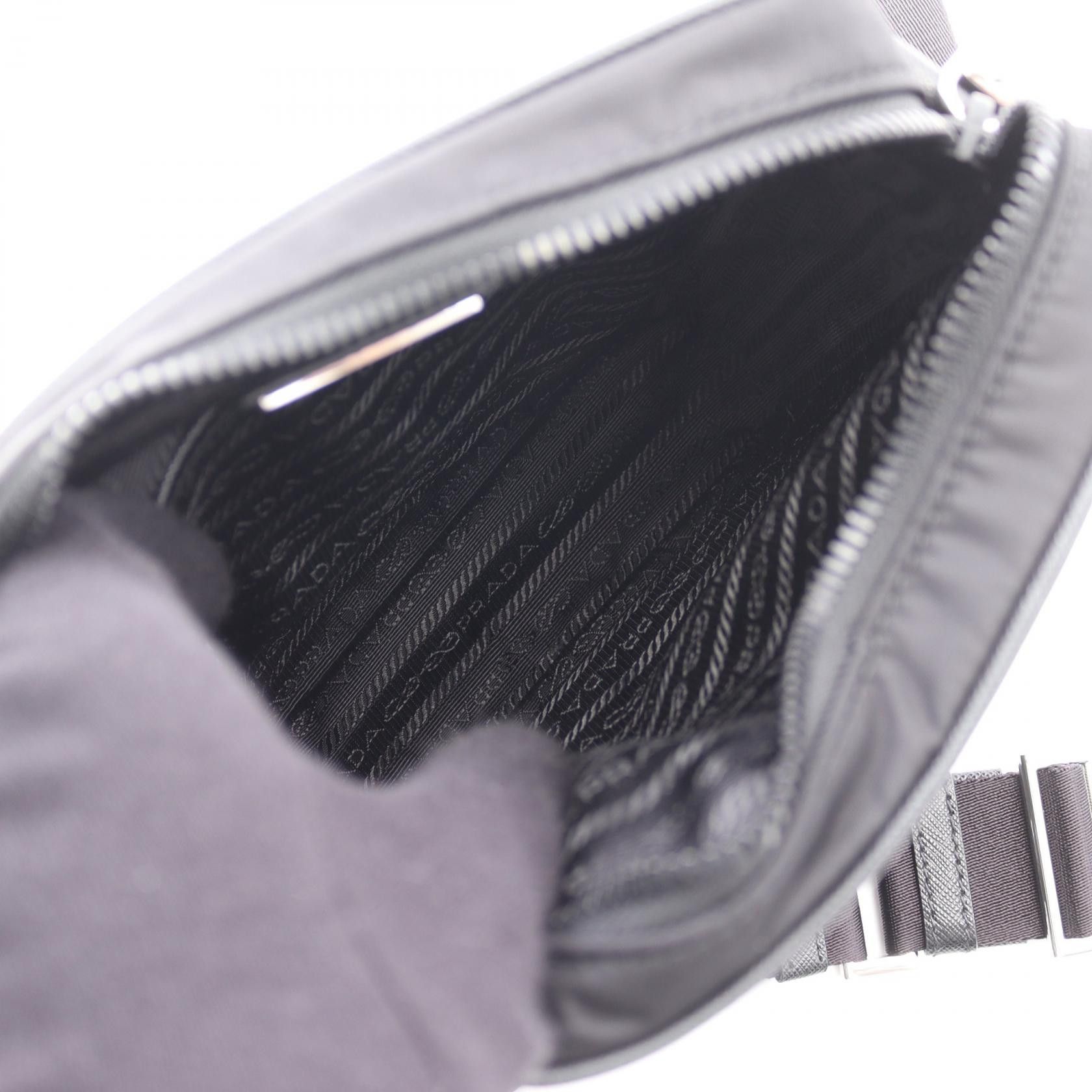 Prada Prada Prada TESSUTO SAFFIANO nylon leather shoulder bag Nylon canvas Shoulder Bag 2VH1122DMHF0002 DUTY FREE for USA Size ONE SIZE - 3 Thumbnail