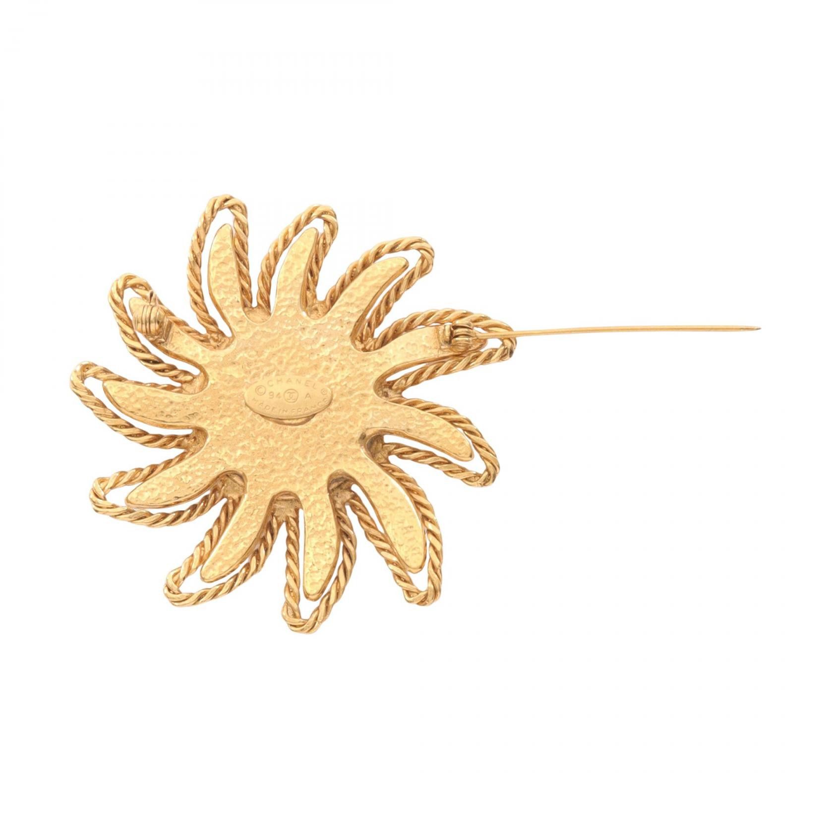 Chanel Chanel Chanel Coco Mark Brooch Metal Brooch DUTY FREE for USA Size ONE SIZE - 2 Thumbnail