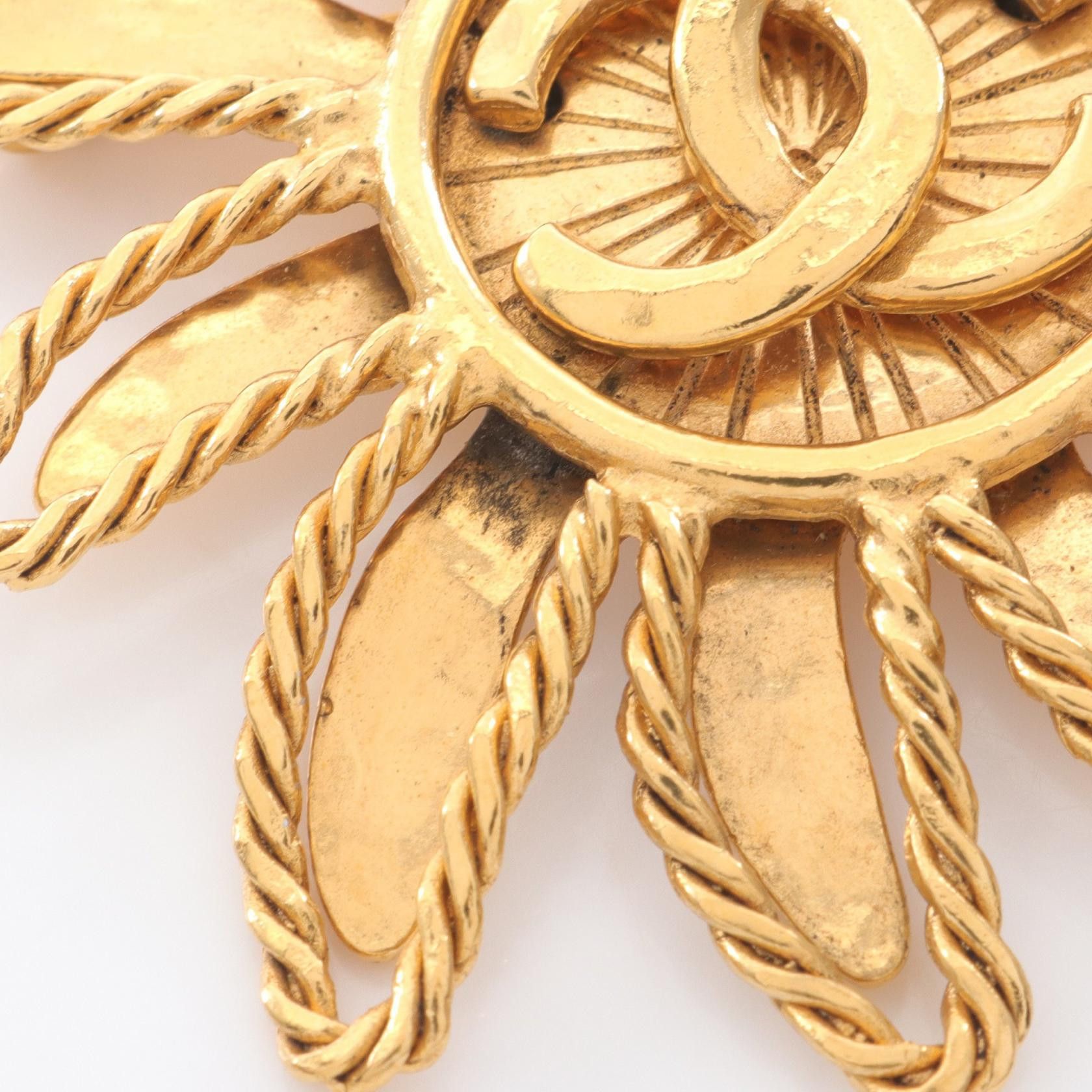 Chanel Chanel Chanel Coco Mark Brooch Metal Brooch DUTY FREE for USA Size ONE SIZE - 4 Thumbnail
