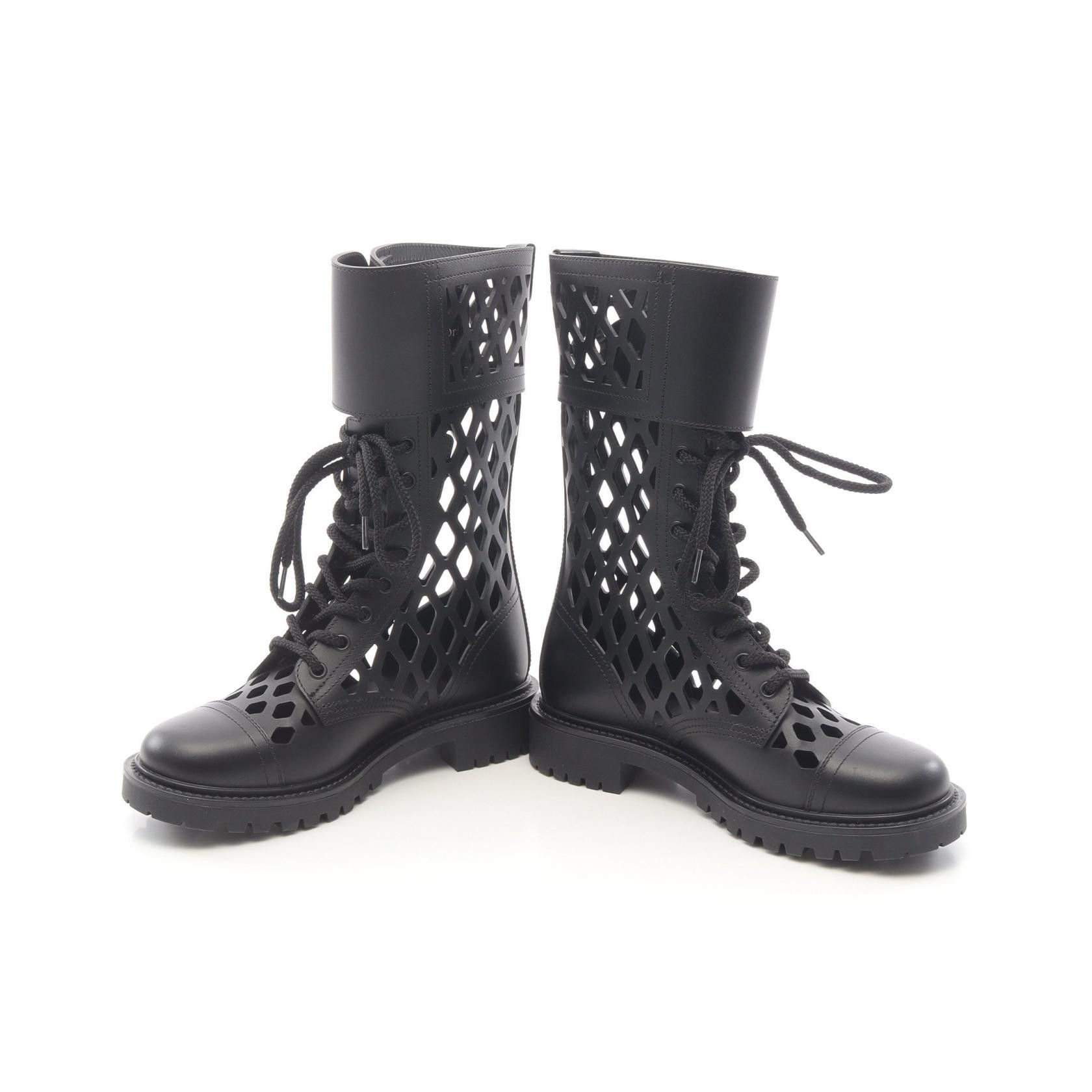 Dior Dior Dior D-TRAP Leather Boots Leather Shoes DUTY FREE for USA Size ONE SIZE - 3 Thumbnail