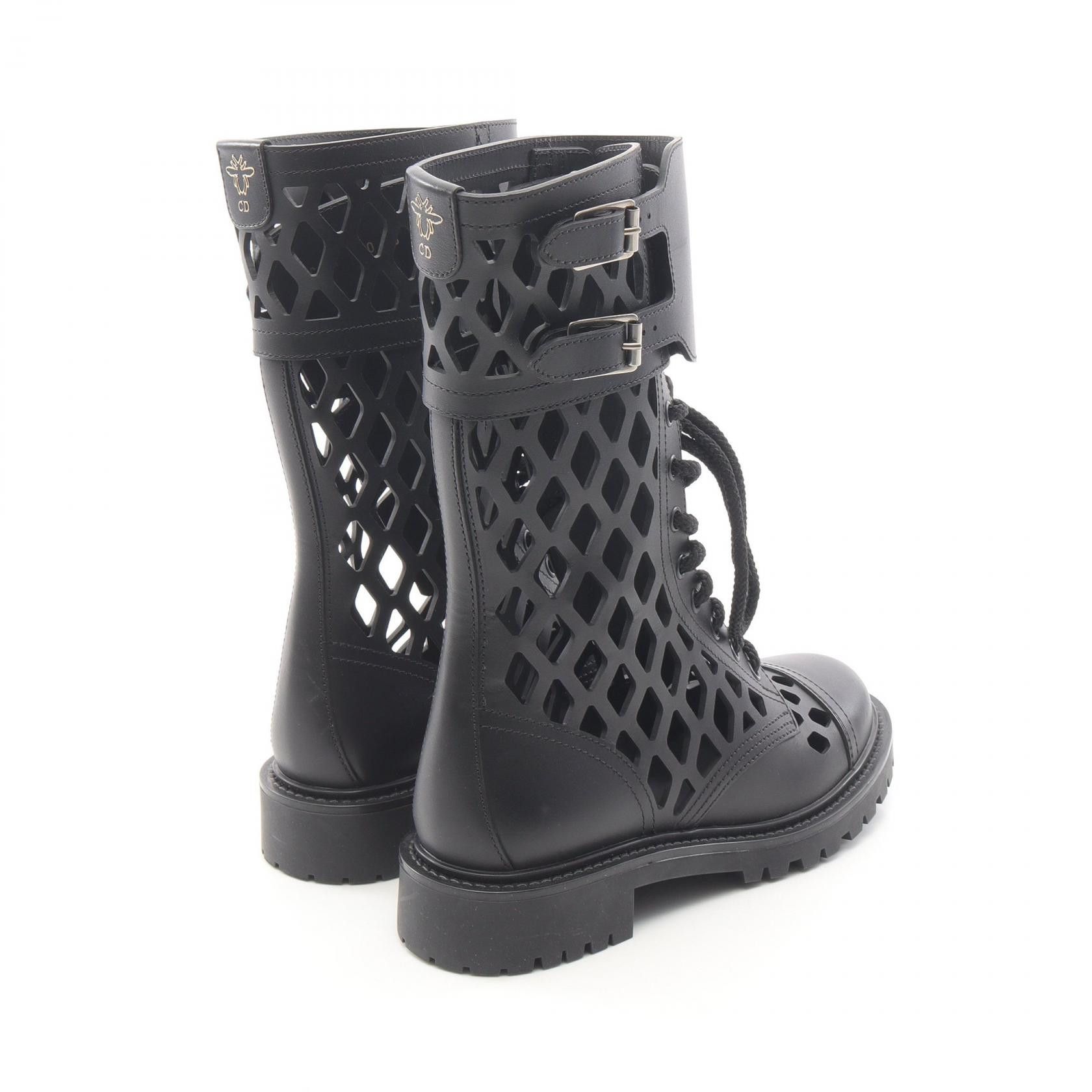 Dior Dior Dior D-TRAP Leather Boots Leather Shoes DUTY FREE for USA Size ONE SIZE - 2 Thumbnail