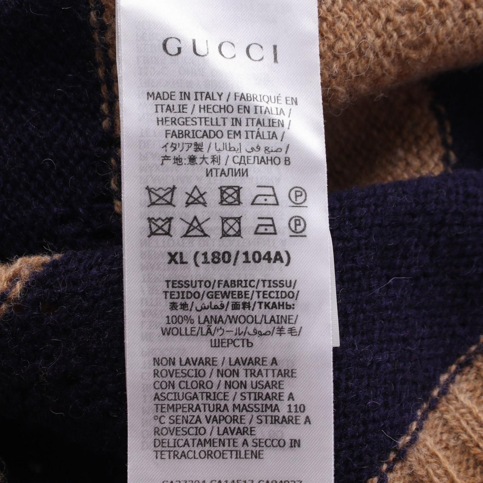 Gucci Gucci Gucci GG Wool Knit Top Textile Tops DUTY FREE for USA Size ONE SIZE - 4 Thumbnail