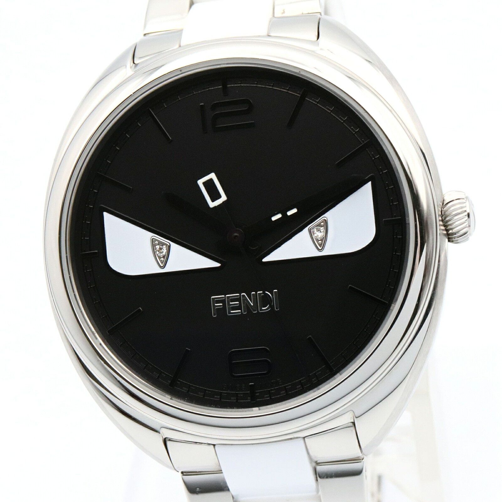 Fendi Fendi Fendi Bugs Monster Stainless Steel Watch Metal Quartz 21000M DUTY FREE for USA Size ONE SIZE - 3 Thumbnail