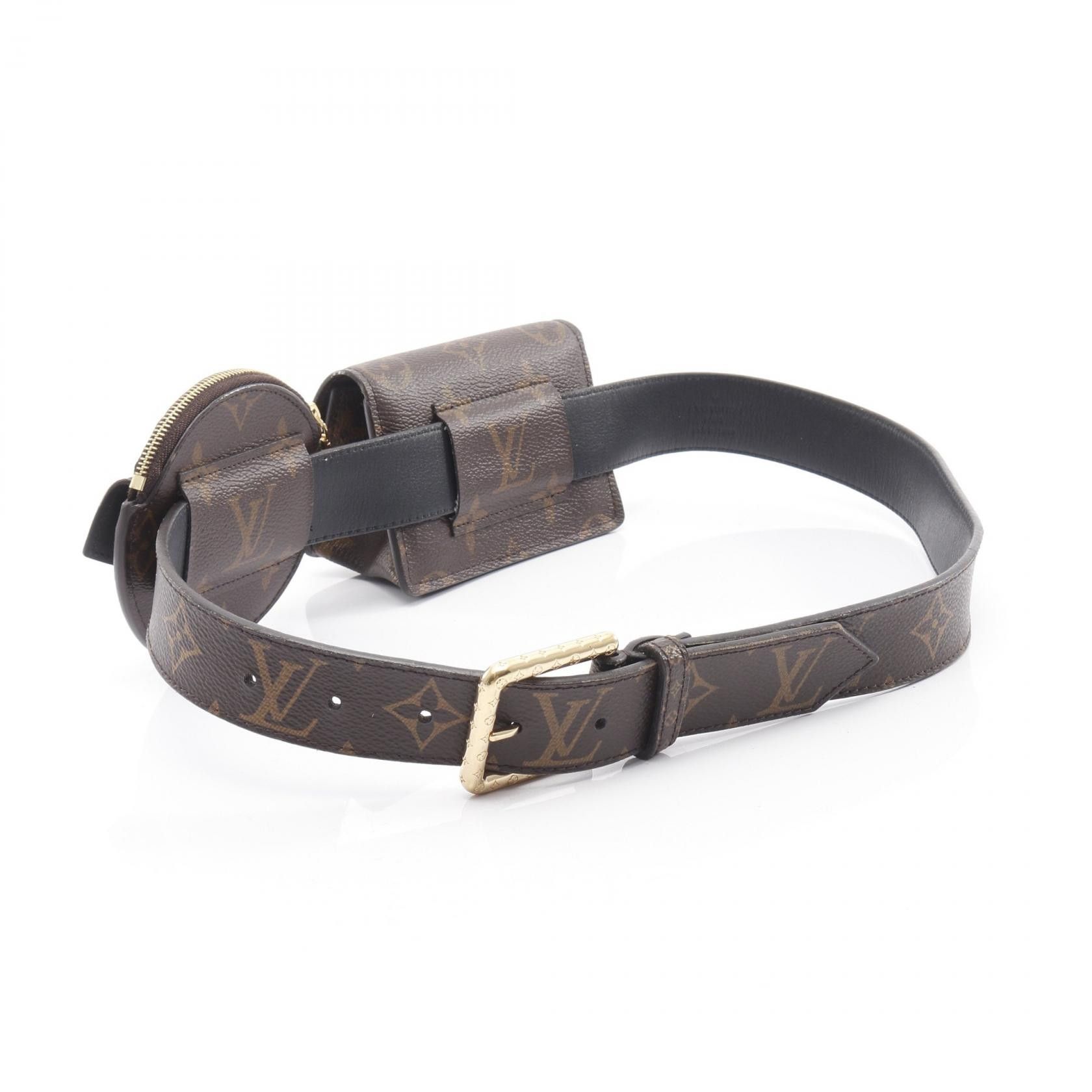 Louis Vuitton Louis Vuitton Louis Vuitton Sangle Daily Monogram waist bag Textile Belt Bag M0236U DUTY FREE for USA Size ONE SIZE - 2 Thumbnail