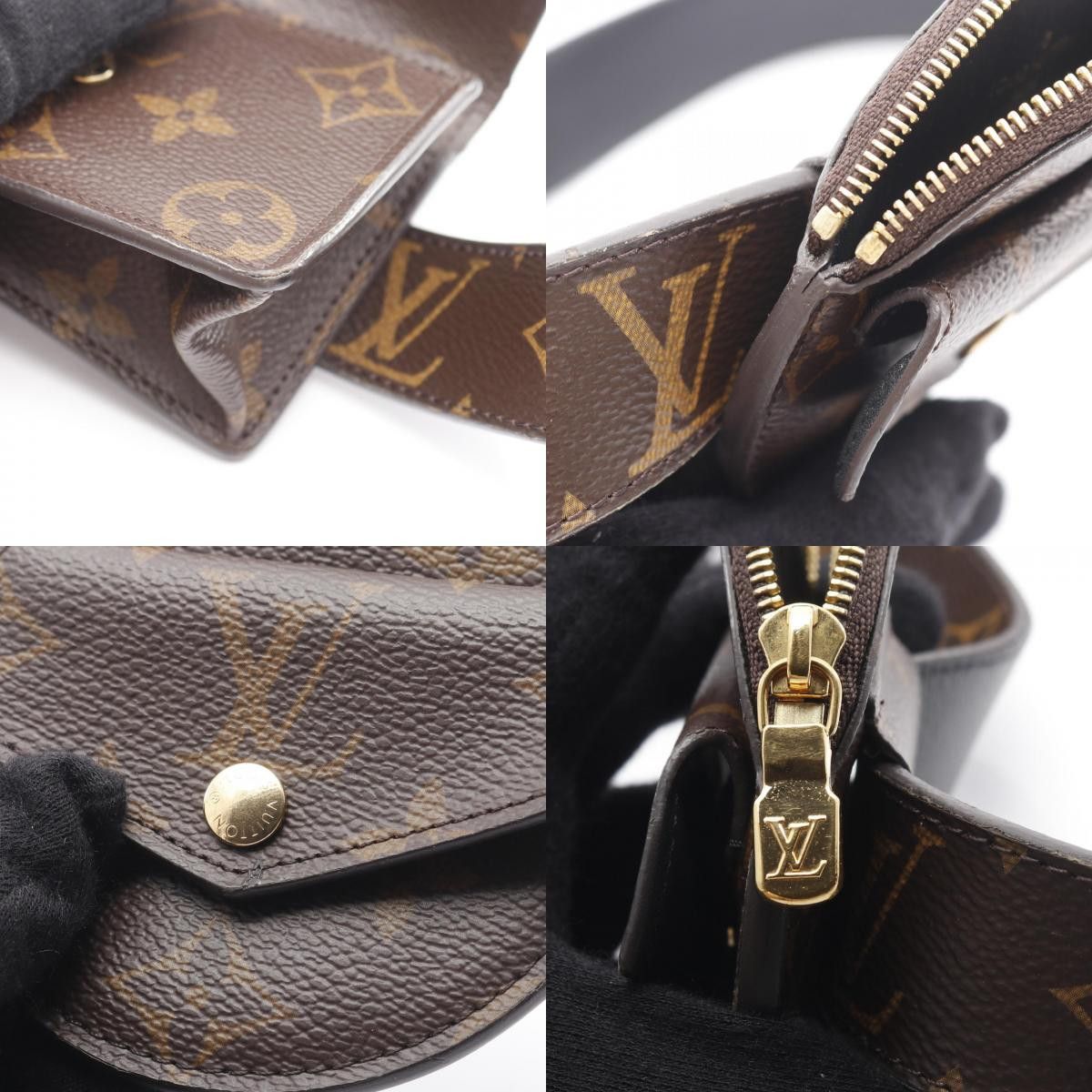 Louis Vuitton Louis Vuitton Louis Vuitton Sangle Daily Monogram waist bag Textile Belt Bag M0236U DUTY FREE for USA Size ONE SIZE - 9 Thumbnail