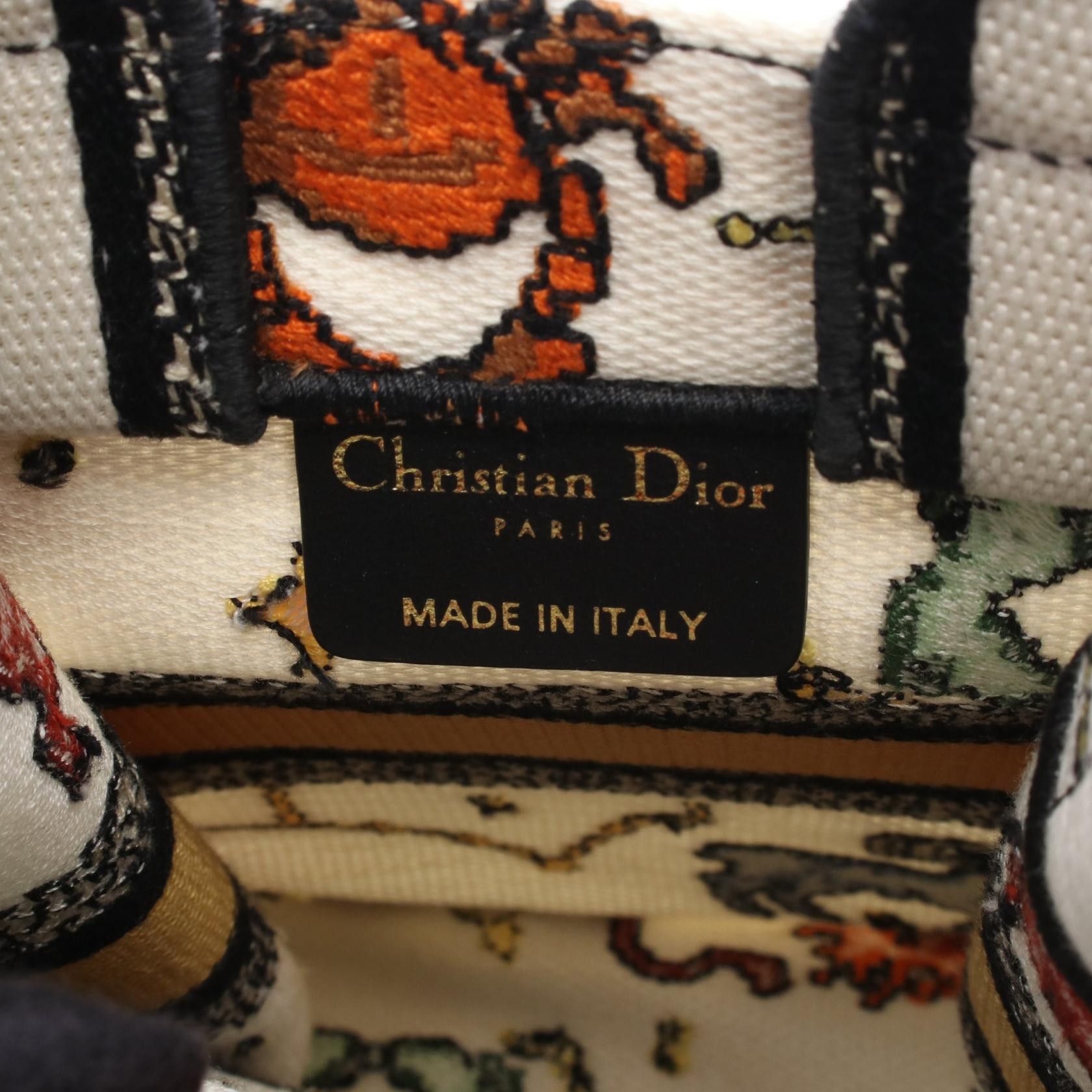Dior Dior Dior BOOK TOTE Mini Canvas Handbag Textile Tote Bag DUTY FREE for USA Size ONE SIZE - 4 Thumbnail