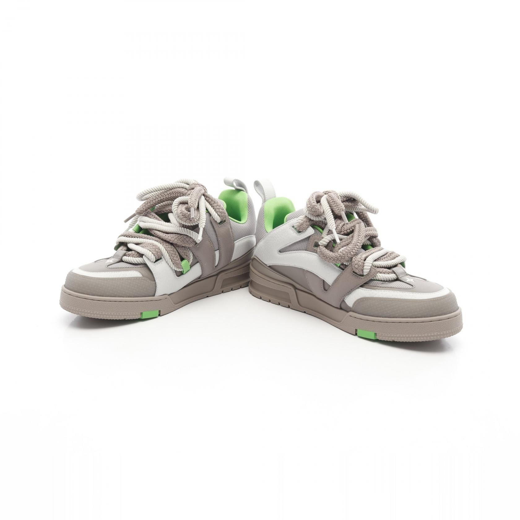 Louis Vuitton Louis Vuitton Louis Vuitton Skateline Sneakers Leather Shoes 1ABZ4R DUTY FREE for USA Size ONE SIZE - 3 Thumbnail