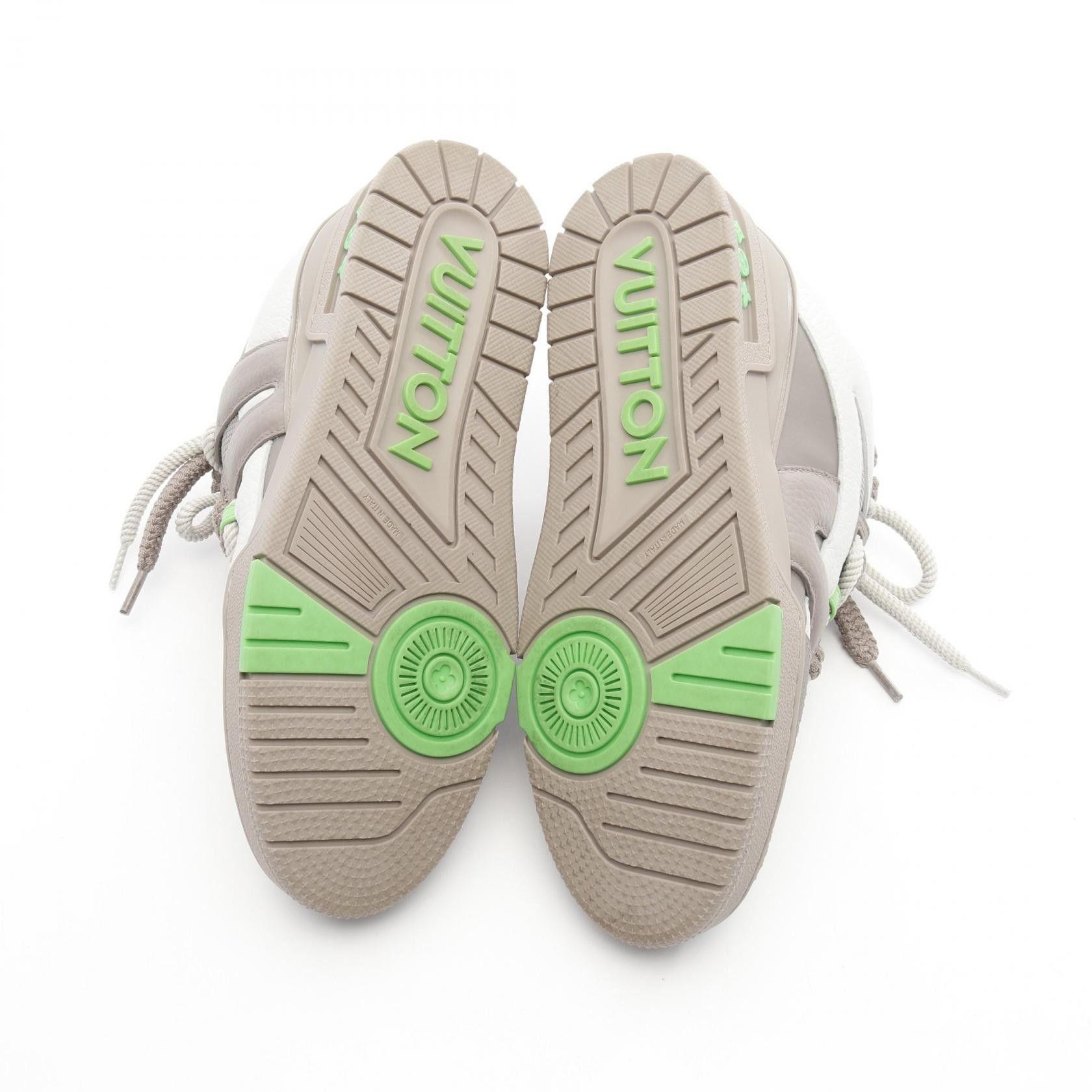 Louis Vuitton Louis Vuitton Louis Vuitton Skateline Sneakers Leather Shoes 1ABZ4R DUTY FREE for USA Size ONE SIZE - 4 Thumbnail