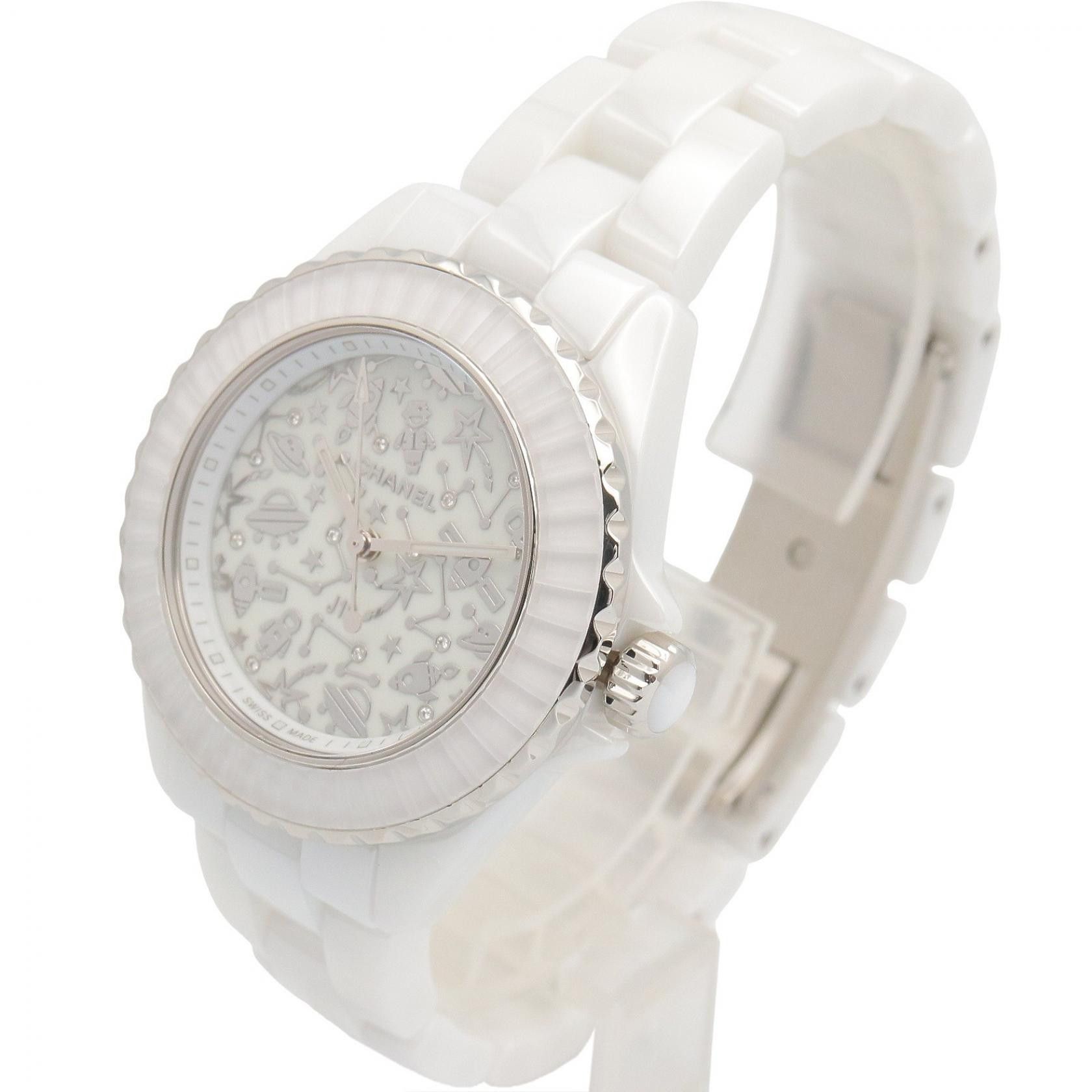 Chanel Chanel CHANEL J12 Cosmic Ceramic Watch Glass / Ceramic Quartz H7990 DUTY FREE for USA Size ONE SIZE - 2 Thumbnail