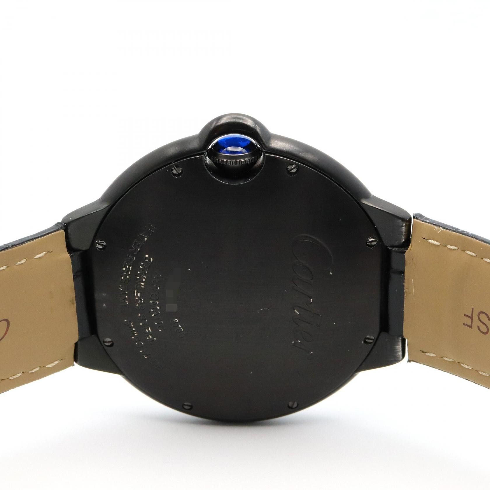 Cartier Cartier Cartier Ballon Bleu Stainless Steel Leather Watch Metal Automatic WSBB0015 DUTY FREE for USA Size ONE SIZE - 4 Thumbnail