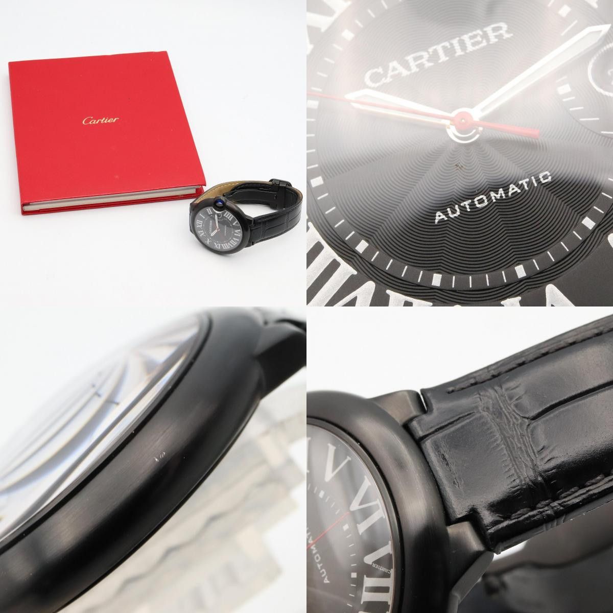 Cartier Cartier Cartier Ballon Bleu Stainless Steel Leather Watch Metal Automatic WSBB0015 DUTY FREE for USA Size ONE SIZE - 9 Thumbnail
