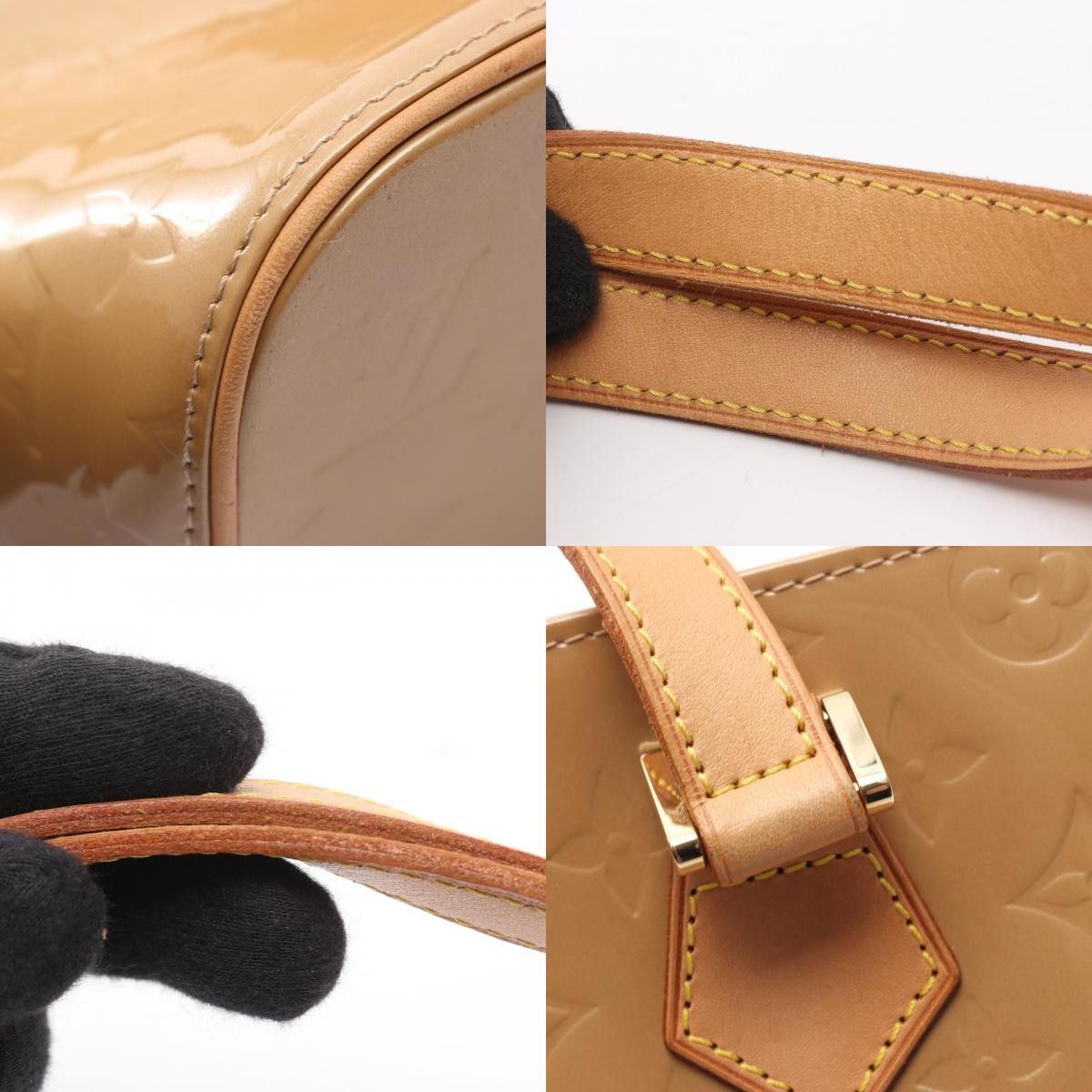 Louis Vuitton Louis Vuitton Louis Vuitton Houston Vernis Leather Handbag Leather Handbag M91340 DUTY FREE for USA Size ONE SIZE - 10 Thumbnail