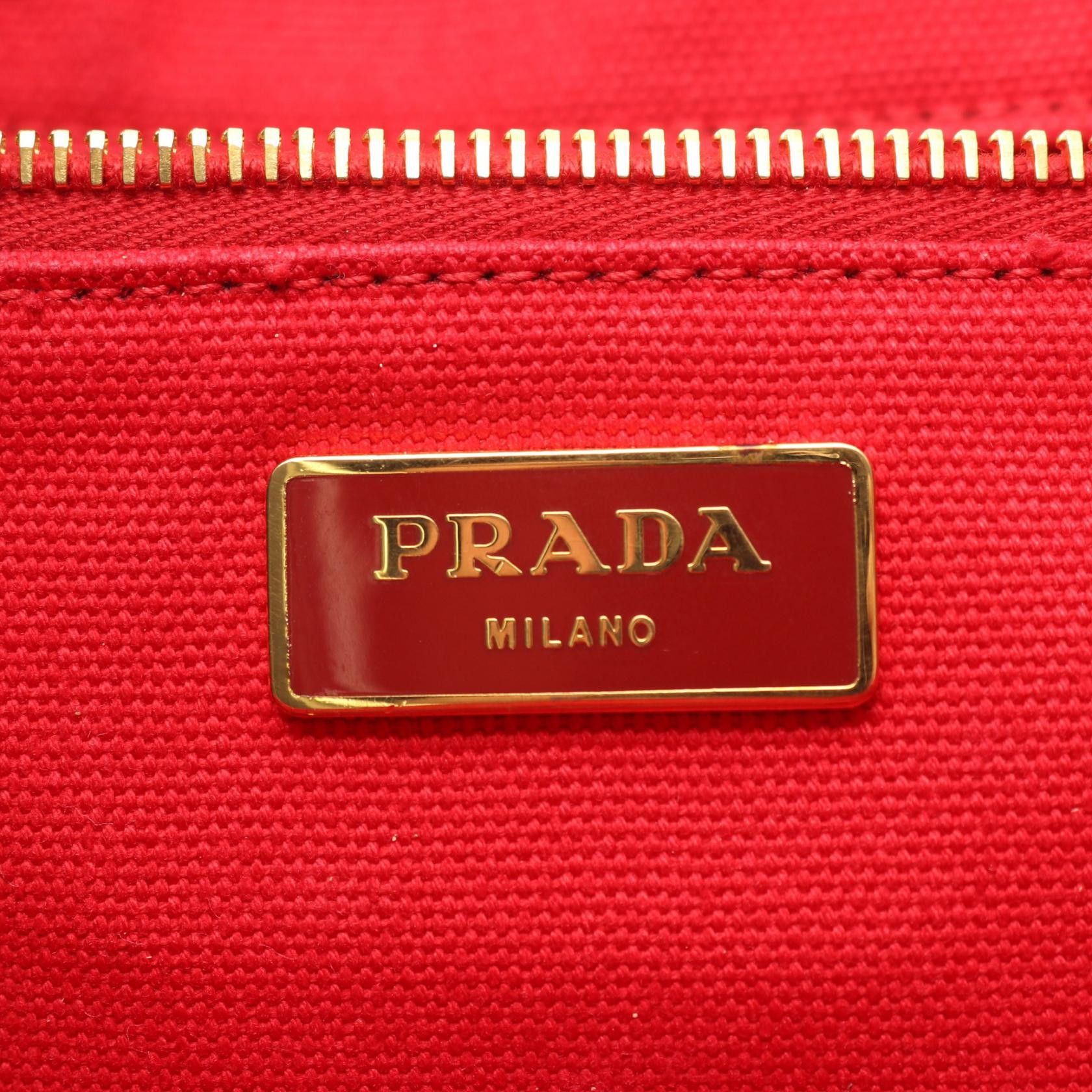 Prada Prada Prada CANAPA Tote Bag Textile Tote Bag DUTY FREE for USA Size ONE SIZE - 4 Thumbnail