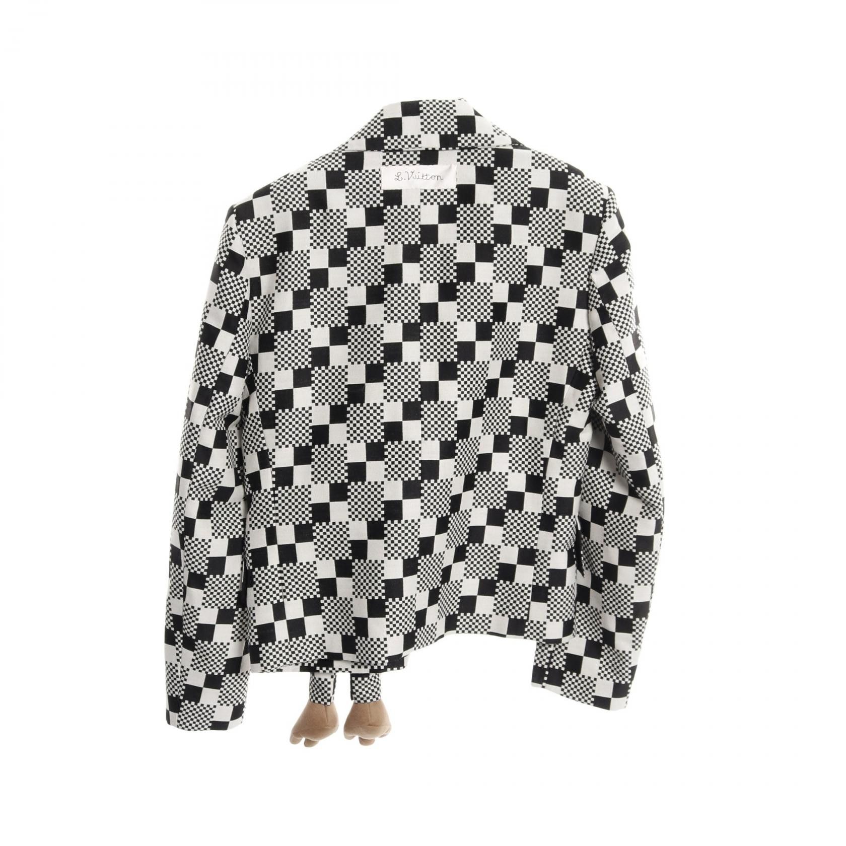 Louis Vuitton Louis Vuitton Louis Vuitton LV Friend Dog Puppet Damier Wool Jacket Textile Outerwear DUTY FREE for USA Size ONE SIZE - 2 Thumbnail