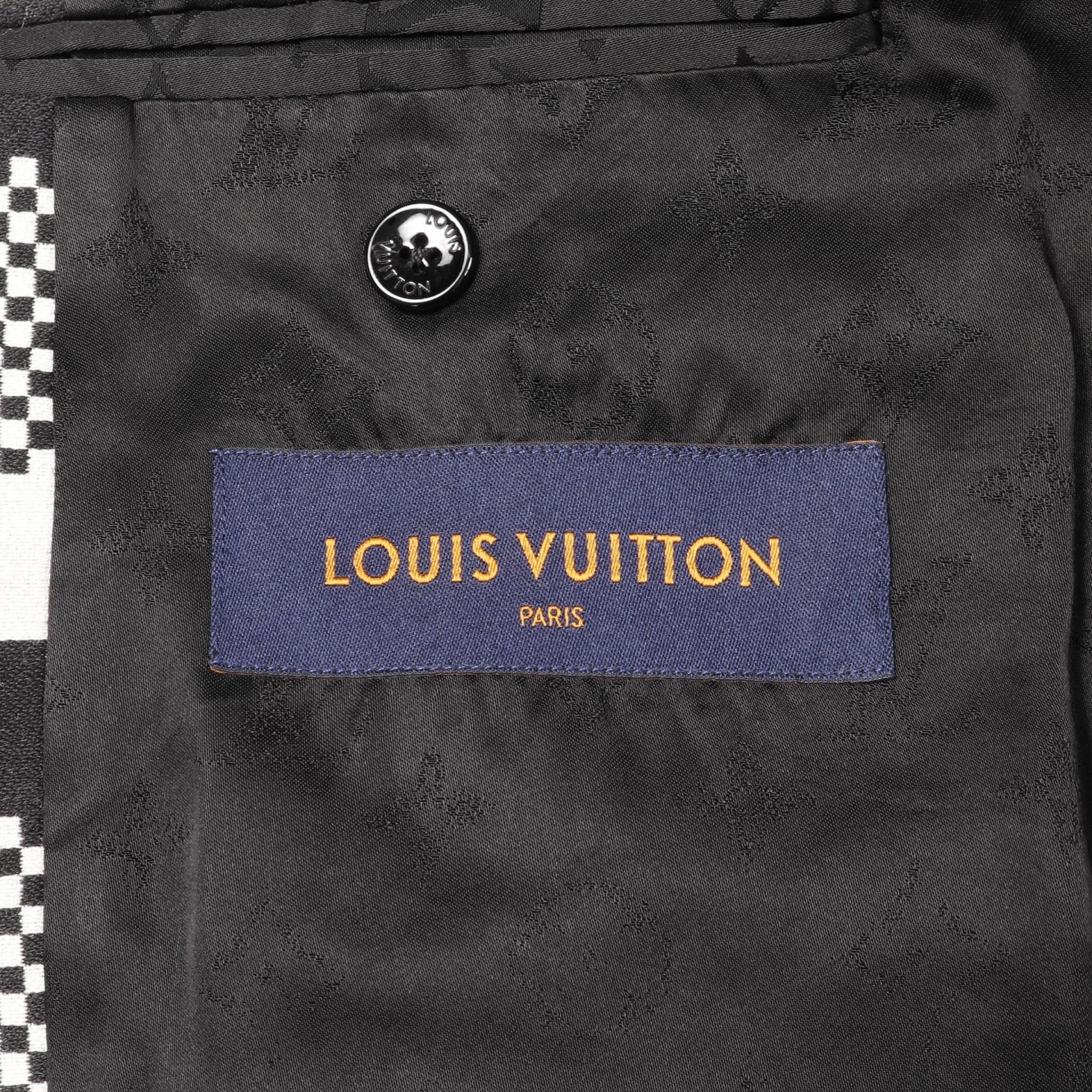 Louis Vuitton Louis Vuitton Louis Vuitton LV Friend Dog Puppet Damier Wool Jacket Textile Outerwear DUTY FREE for USA Size ONE SIZE - 3 Thumbnail