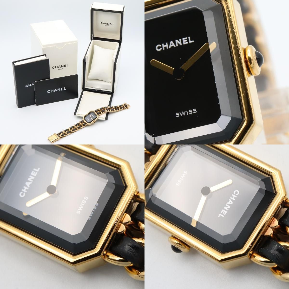 Chanel Chanel Chanel Premiere Original Edition Gold Plated Quartz Metal Quartz H6951 DUTY FREE for USA Size ONE SIZE - 9 Thumbnail