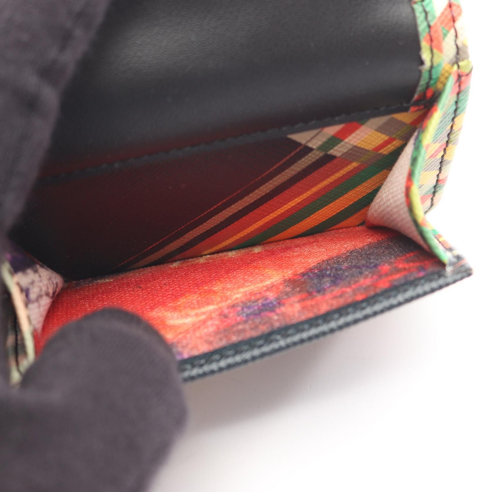Vivienne Westwood Vivienne Westwood Vivienne Westwood SAFF PRINT SMALL FLAP PURSE wallet Plastic / Synthetic Short Wallet 52010013UO102 DUTY FREE for USA Size ONE SIZE - 10 Thumbnail