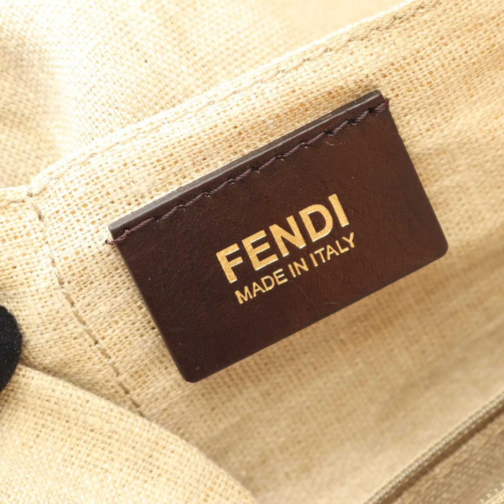 Fendi Fendi Fendi Pequin Leather Shoulder Bag Leather Shoulder Bag 8BN232 DUTY FREE for USA Size ONE SIZE - 3 Thumbnail