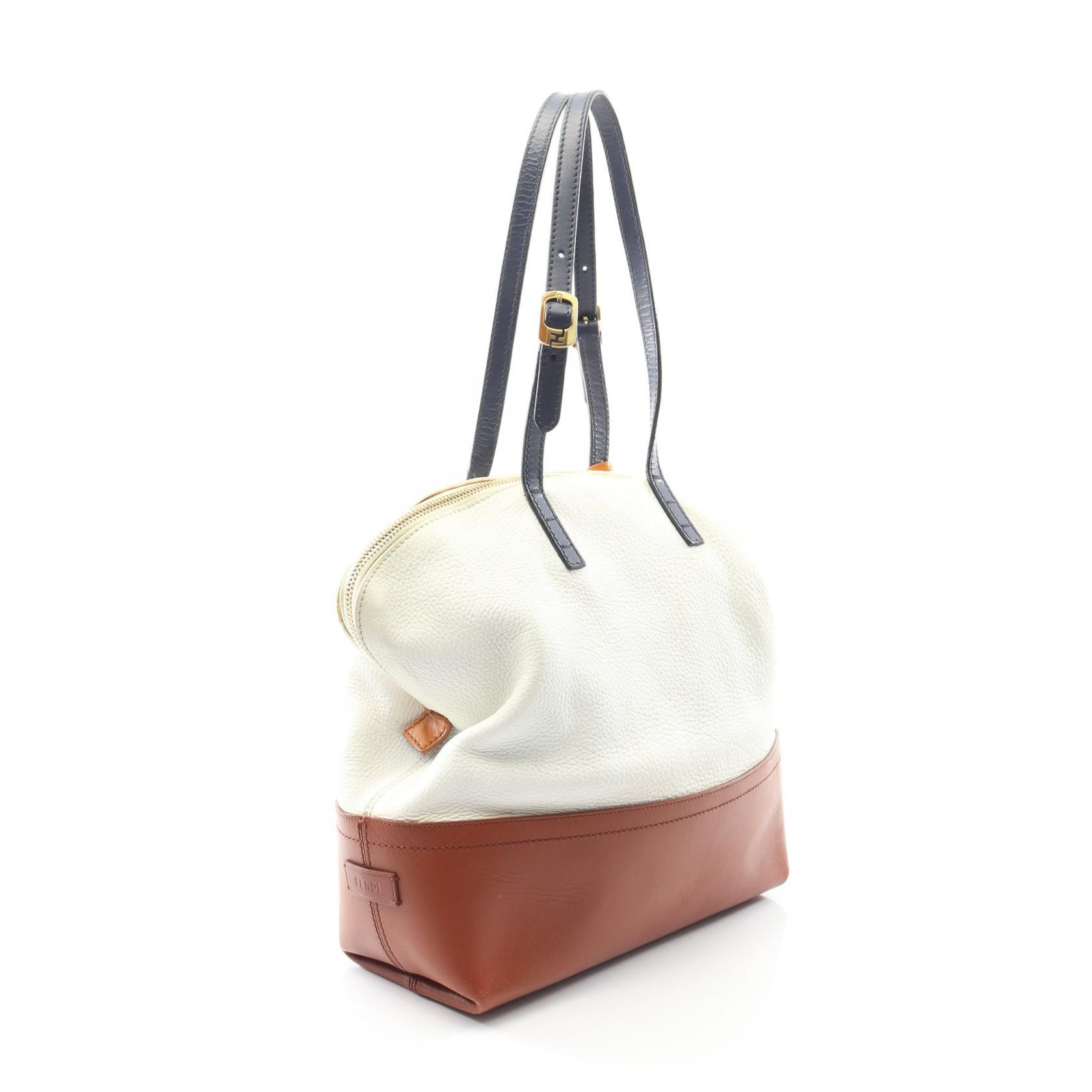 Fendi Fendi Fendi Pequin Leather Shoulder Bag Leather Shoulder Bag 8BN232 DUTY FREE for USA Size ONE SIZE - 2 Thumbnail