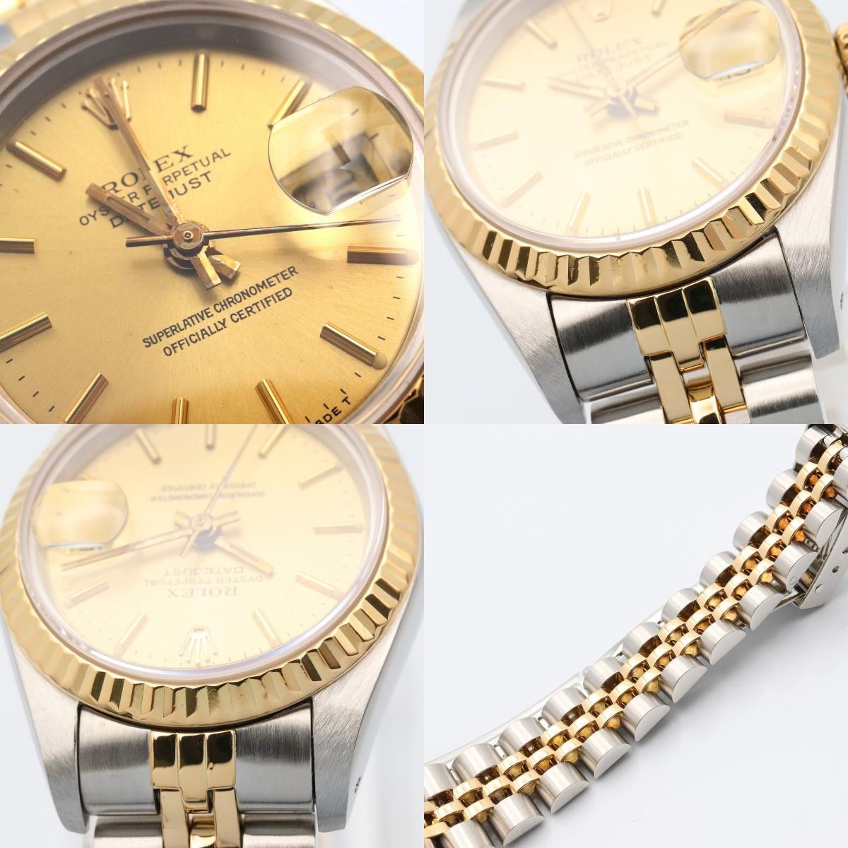 Rolex Rolex Rolex Datejust Au750 Stainless Steel Watch Precious Metal Automatic 69173 DUTY FREE for USA Size ONE SIZE - 9 Thumbnail