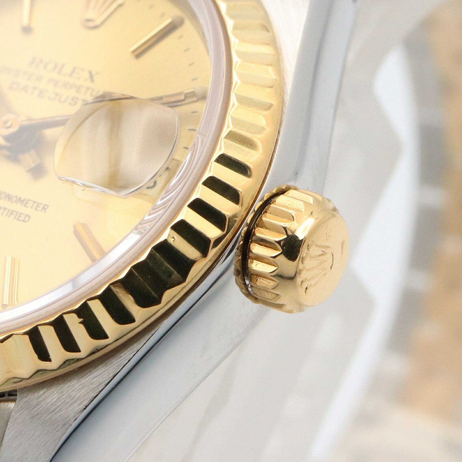 Rolex Rolex Rolex Datejust Au750 Stainless Steel Watch Precious Metal Automatic 69173 DUTY FREE for USA Size ONE SIZE - 6 Thumbnail