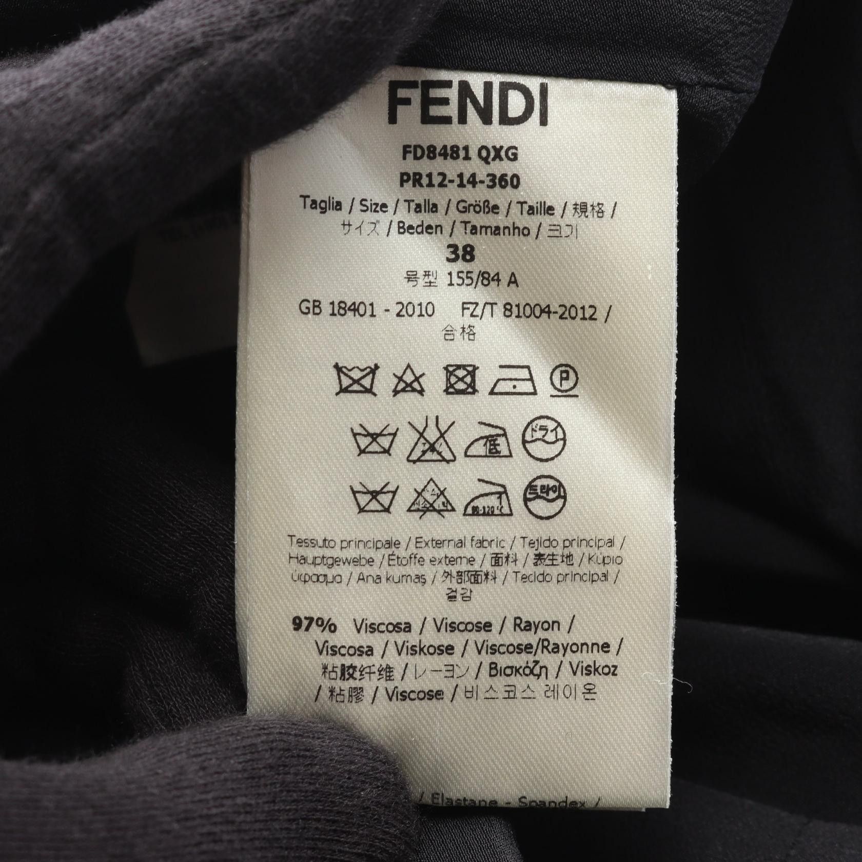 Fendi Fendi Fendi Rayon Dress Textile Dresses DUTY FREE for USA Size ONE SIZE - 4 Thumbnail