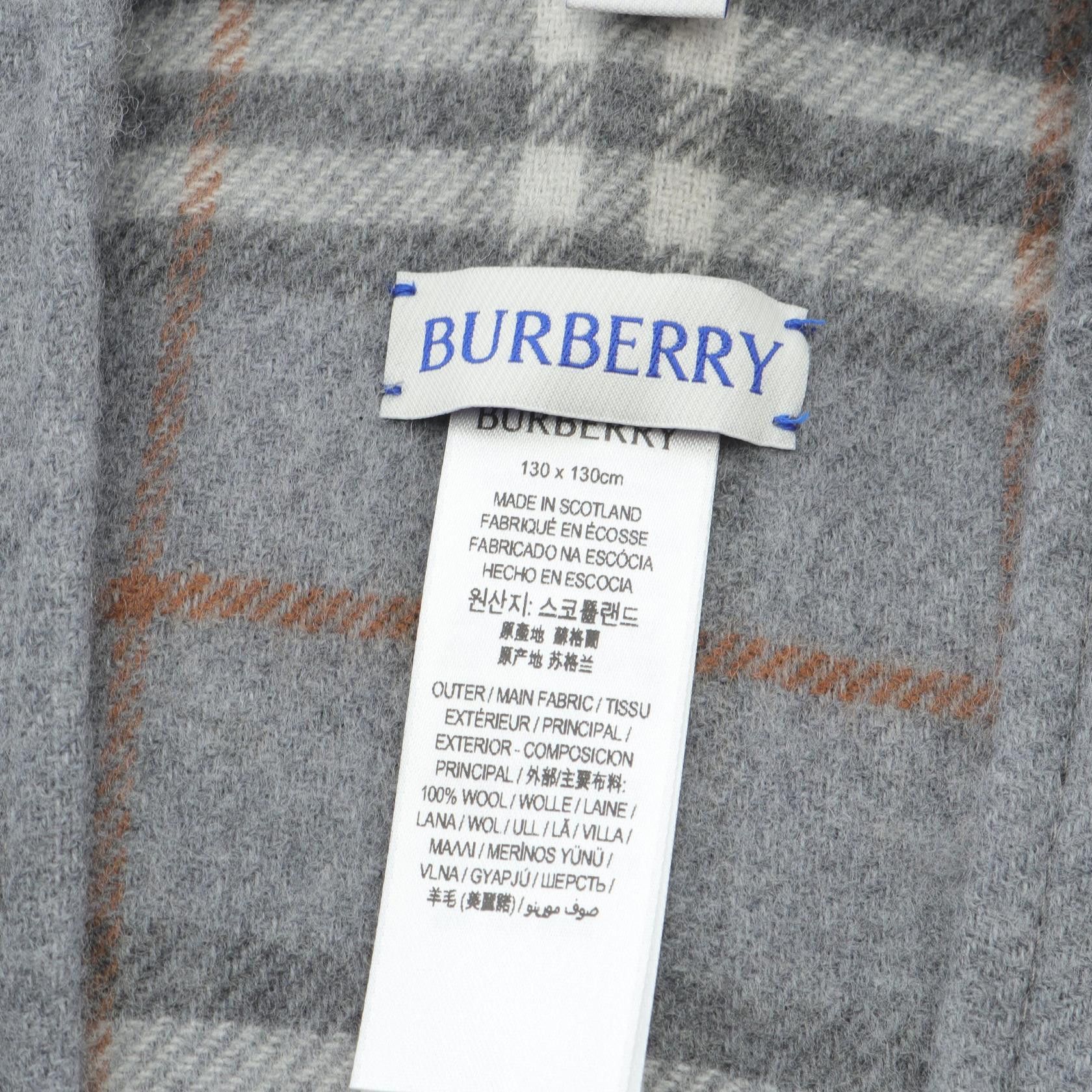 Burberry Burberry Burberry Wool Cape Textile Outerwear DUTY FREE for USA Size ONE SIZE - 3 Thumbnail