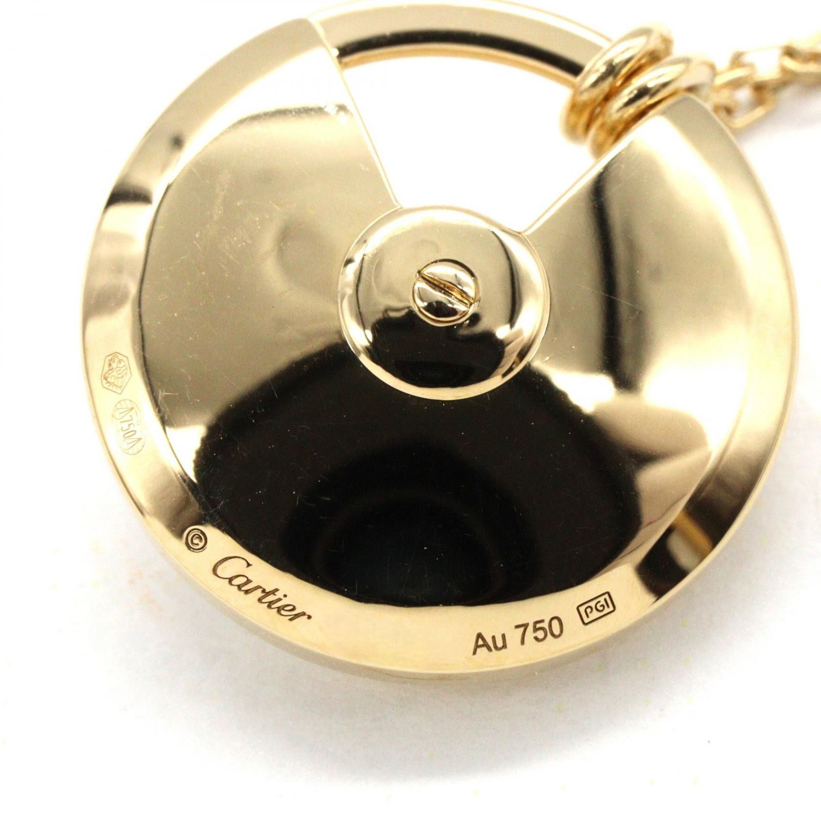 Cartier Cartier Cartier Amulette Mother of Pearl Au750 Diamond Necklace Precious Metal Necklace DUTY FREE for USA Size ONE SIZE - 3 Thumbnail