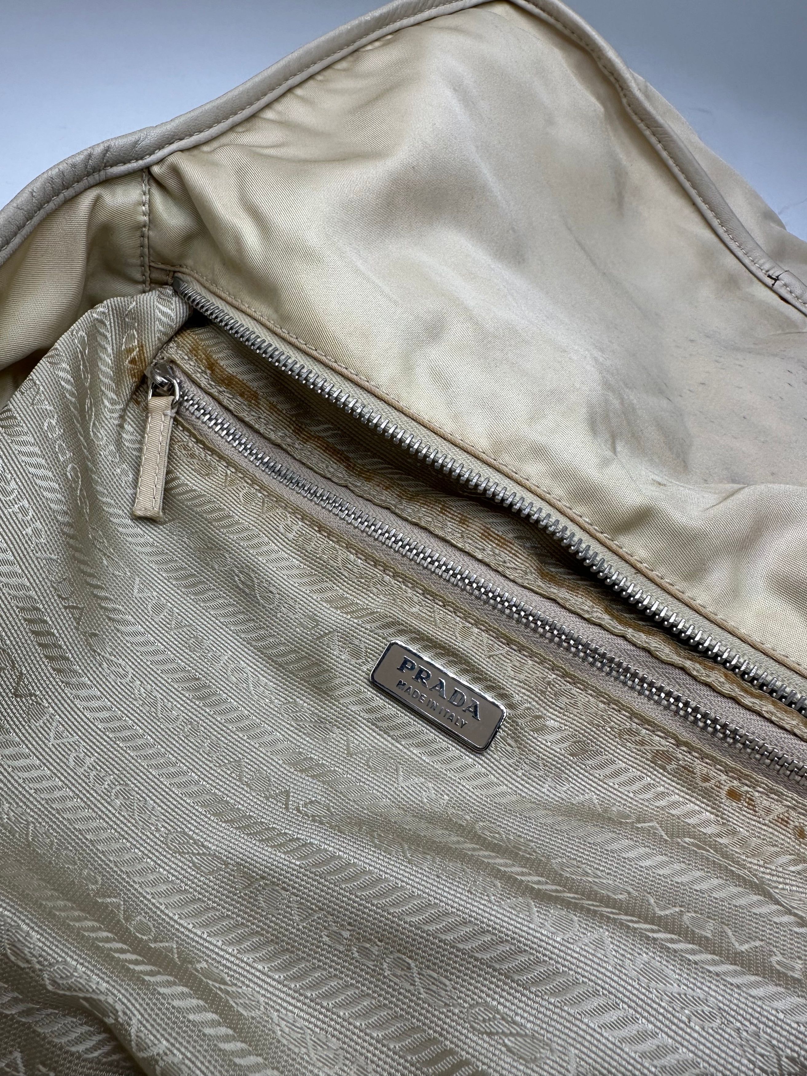 Prada Vintage Shoulder Bag Tessuto Lino Size ONE SIZE - 5 Thumbnail