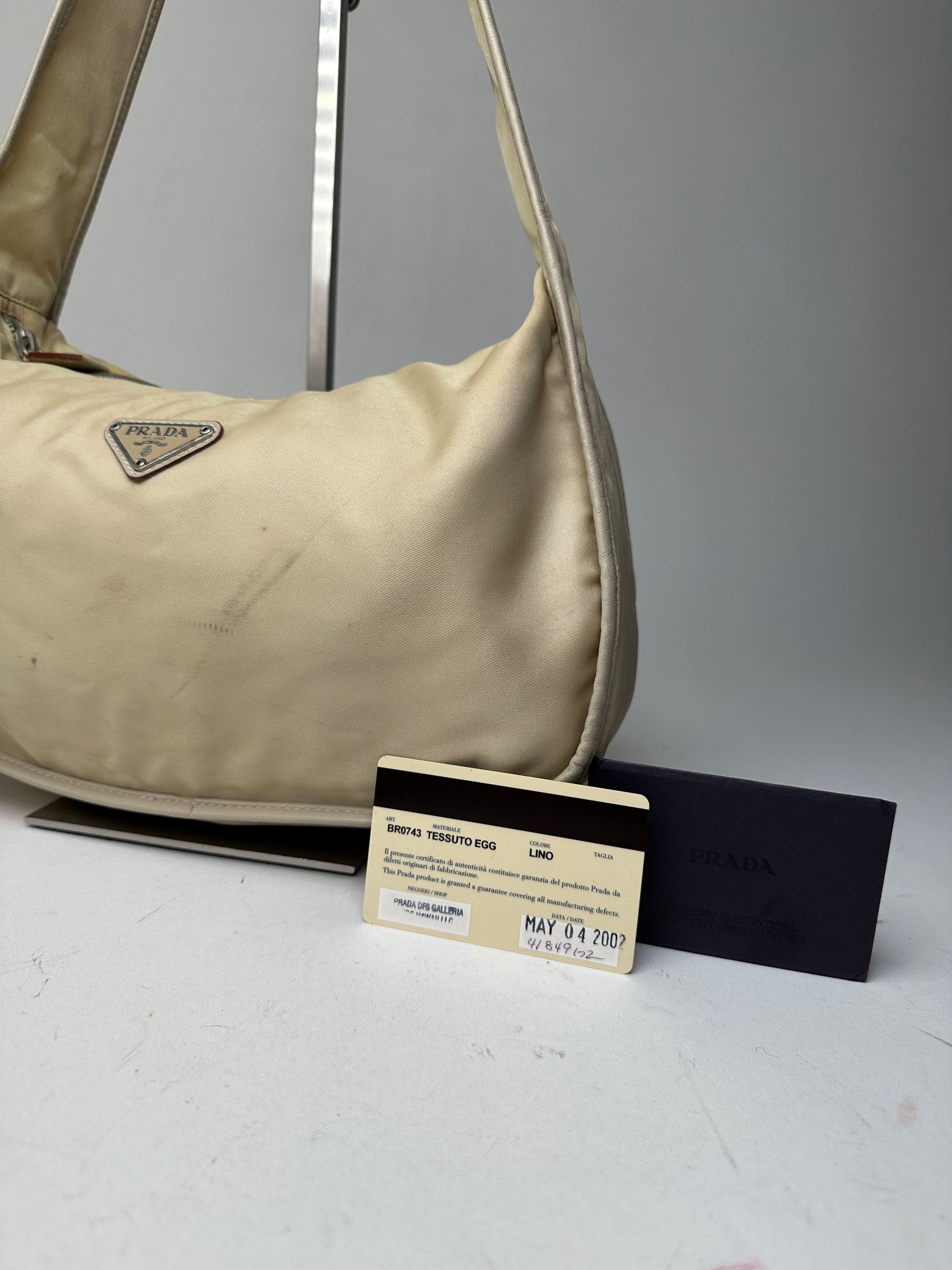 Prada Vintage Shoulder Bag Tessuto Lino Size ONE SIZE - 6 Thumbnail