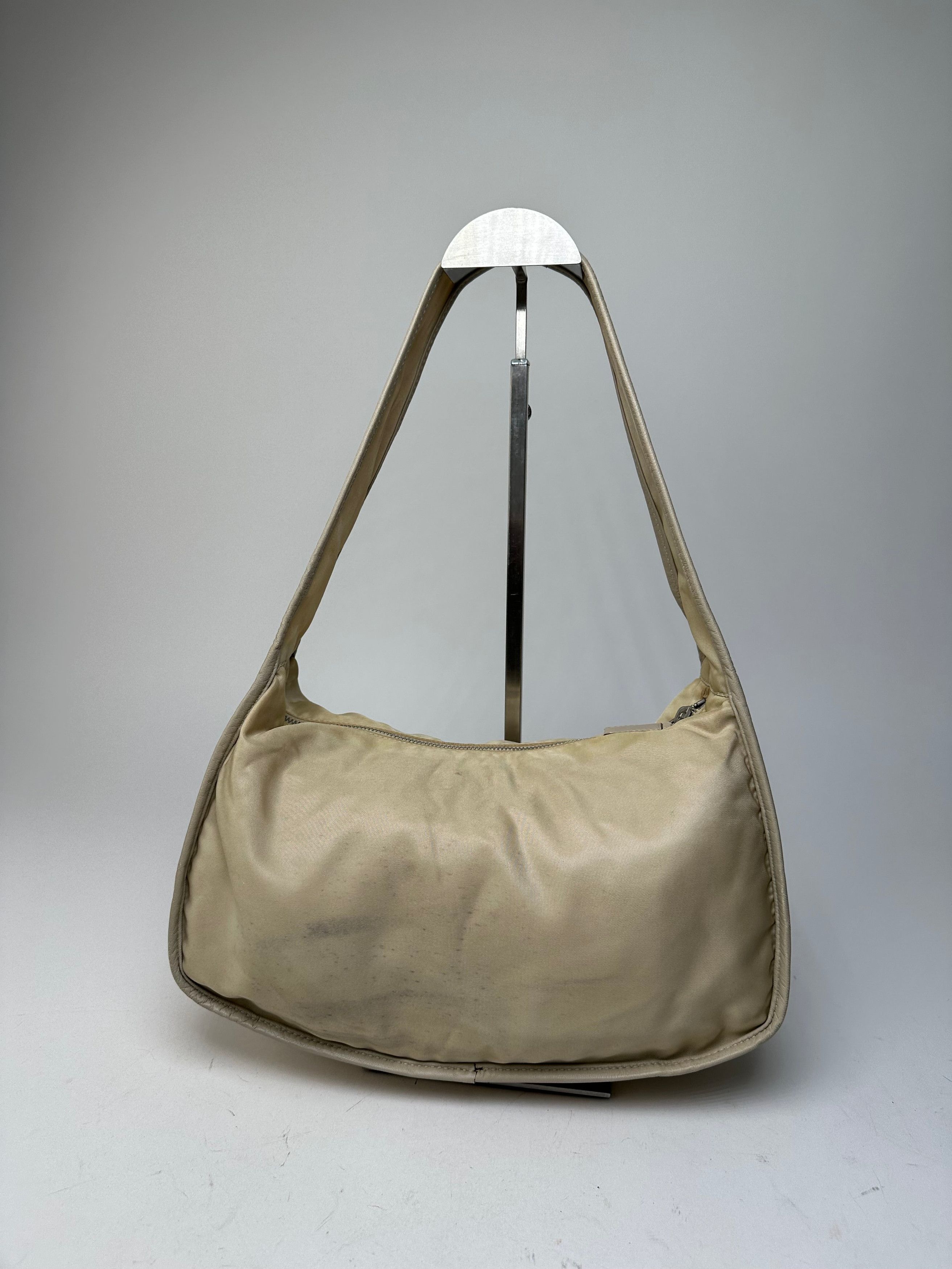 Prada Vintage Shoulder Bag Tessuto Lino Size ONE SIZE - 13 Thumbnail