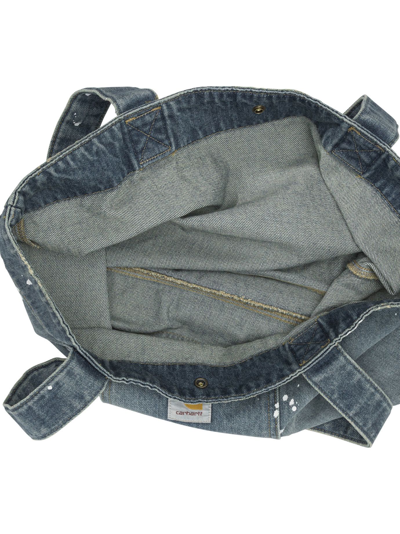 Carhartt Wip Denim Tote Large Shoulder Bag Size ONE SIZE - 4 Thumbnail
