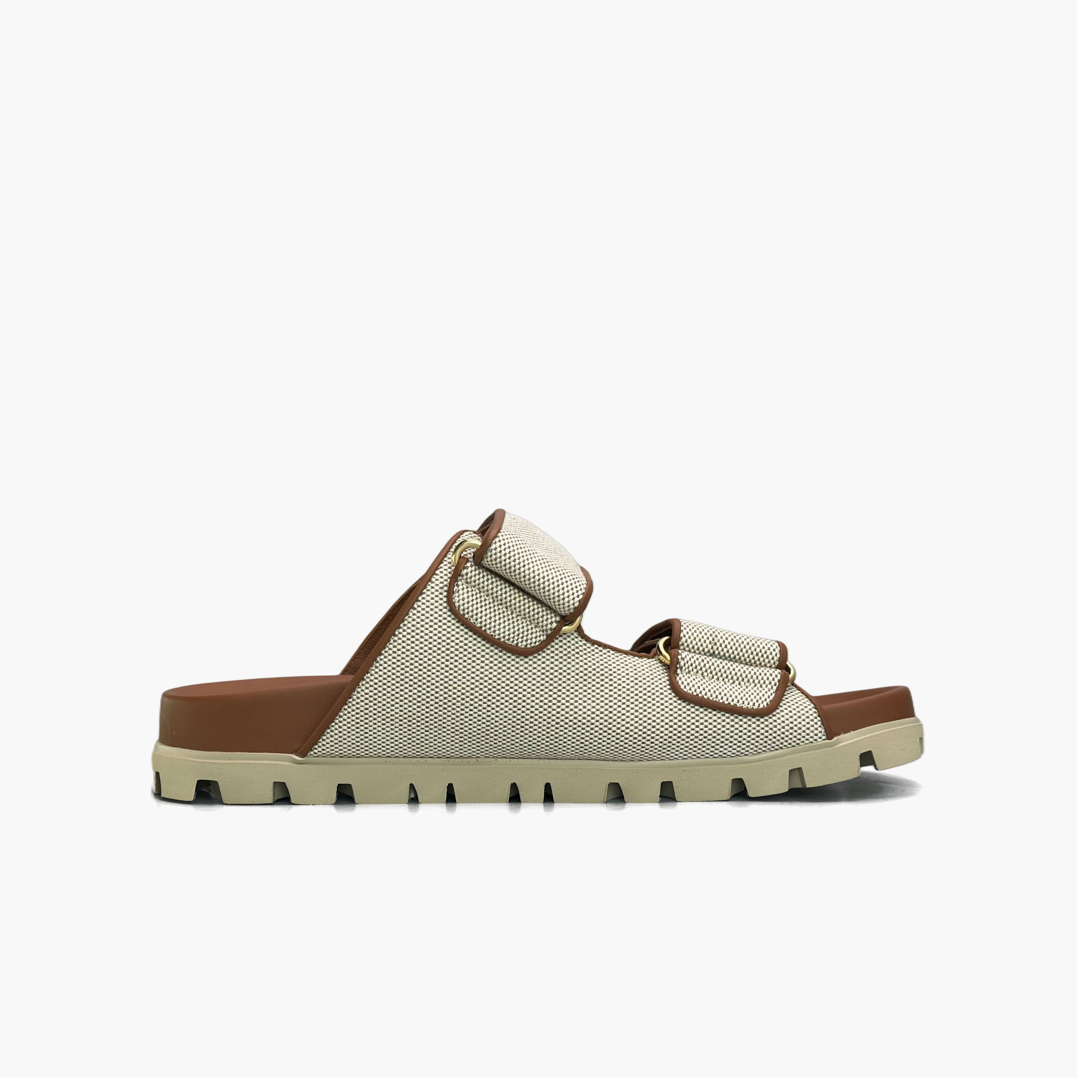 Miu Miu Miu Miu Canvas Sandals Size 39 Size US 9 / IT 39 - 2 Thumbnail