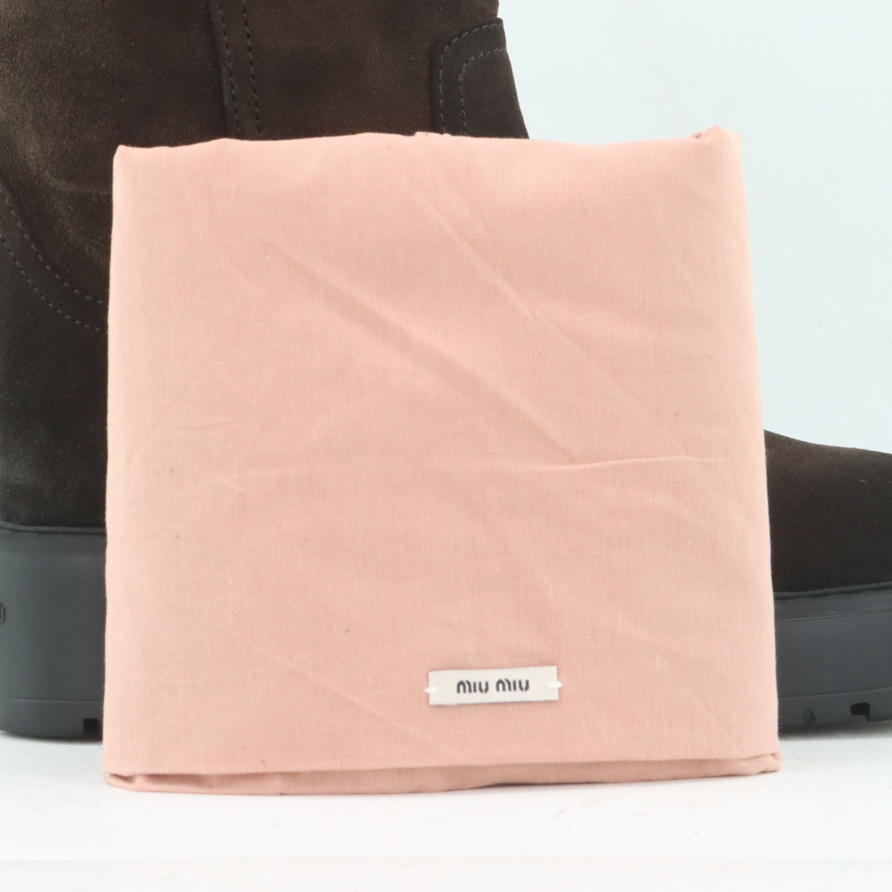 Miu Miu Miu Miu Suede Boots Size 36.5 Size US 6.5 / IT 36.5 - 9 Thumbnail
