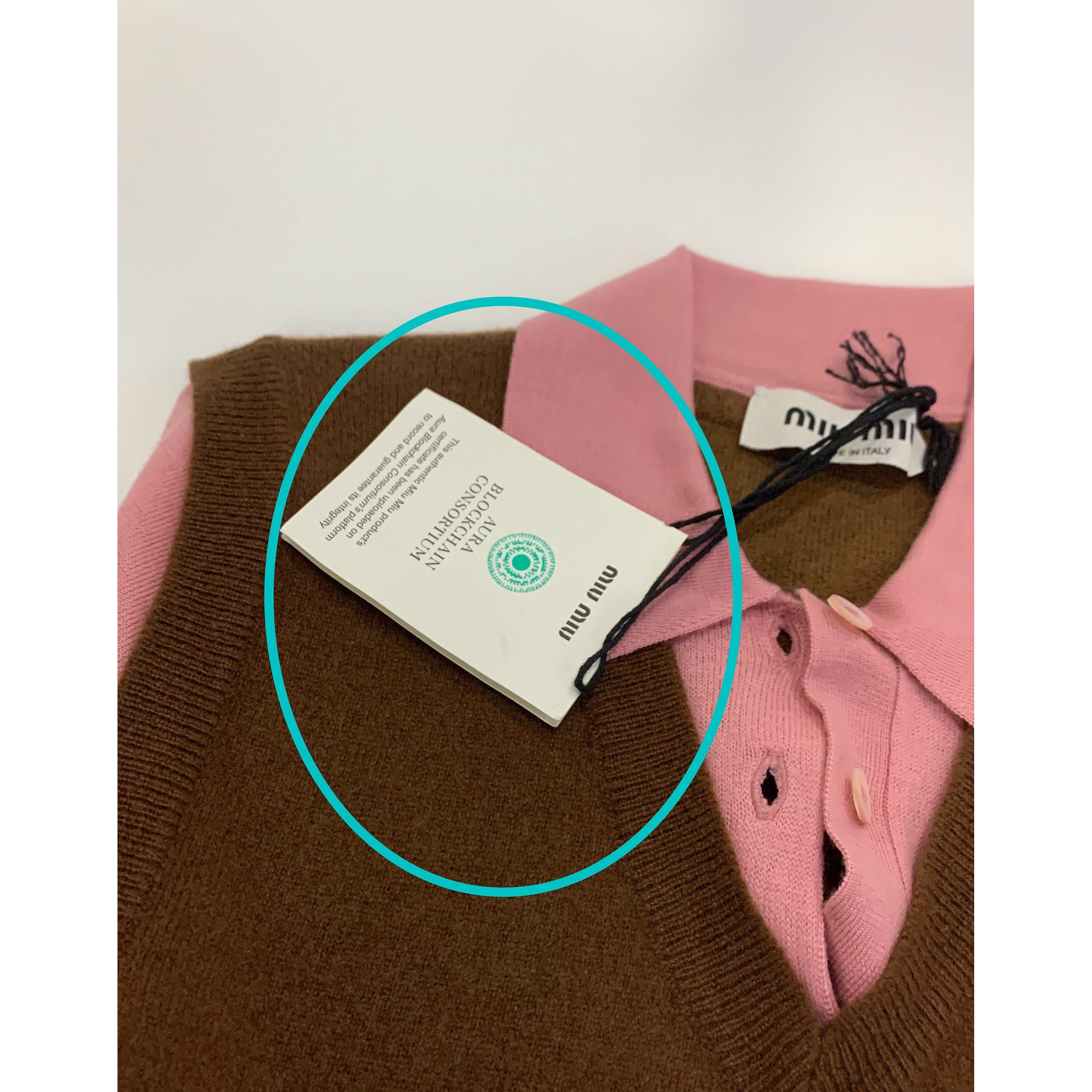 Miu Miu Miu Miu Cashmere Knit Polo Sweater Size 38 Size XS / US 0-2 / IT 36-38 - 6 Thumbnail