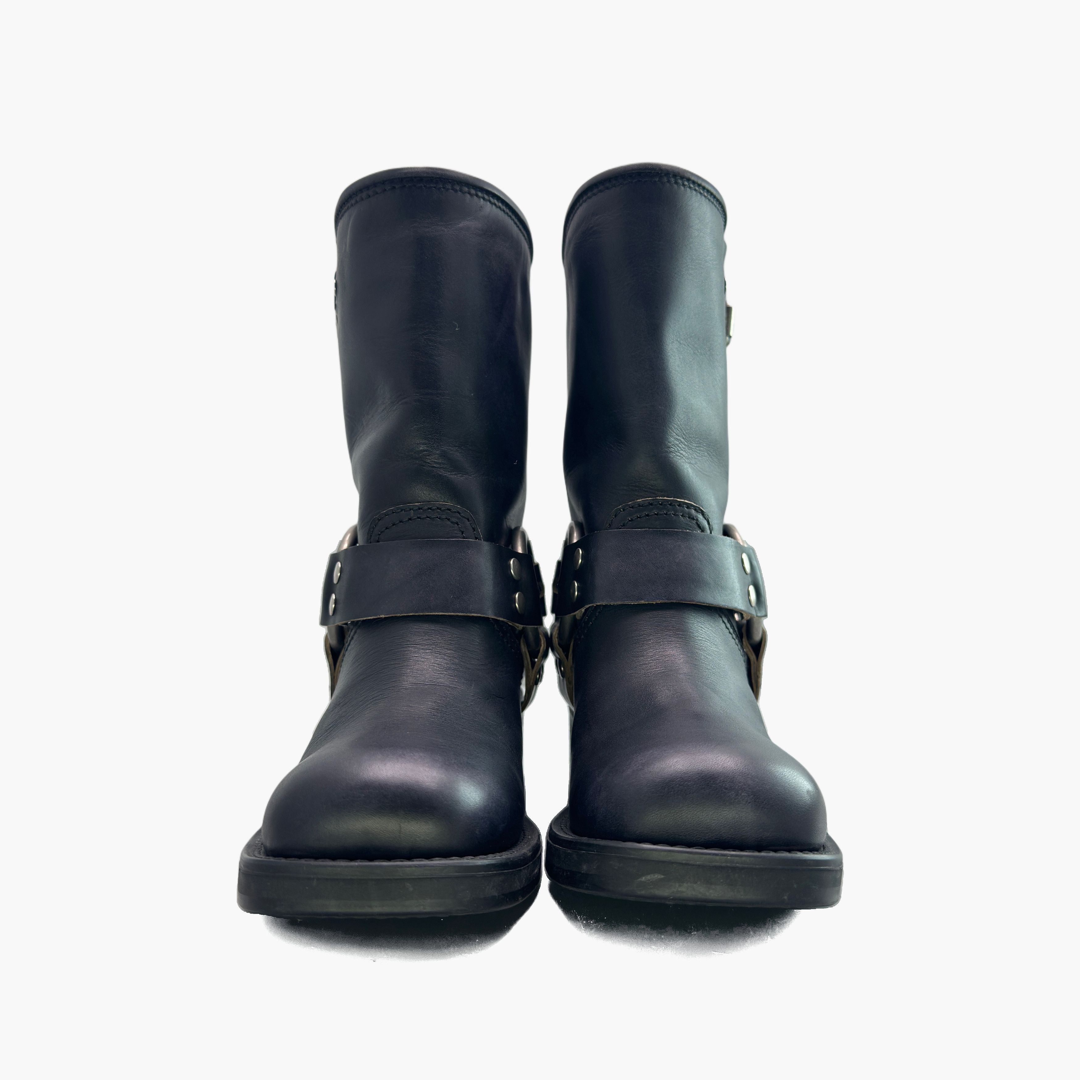 Miu Miu Miu Miu Leather Buckle Boots Size 36.5 Size US 6.5 / IT 36.5 - 5 Thumbnail