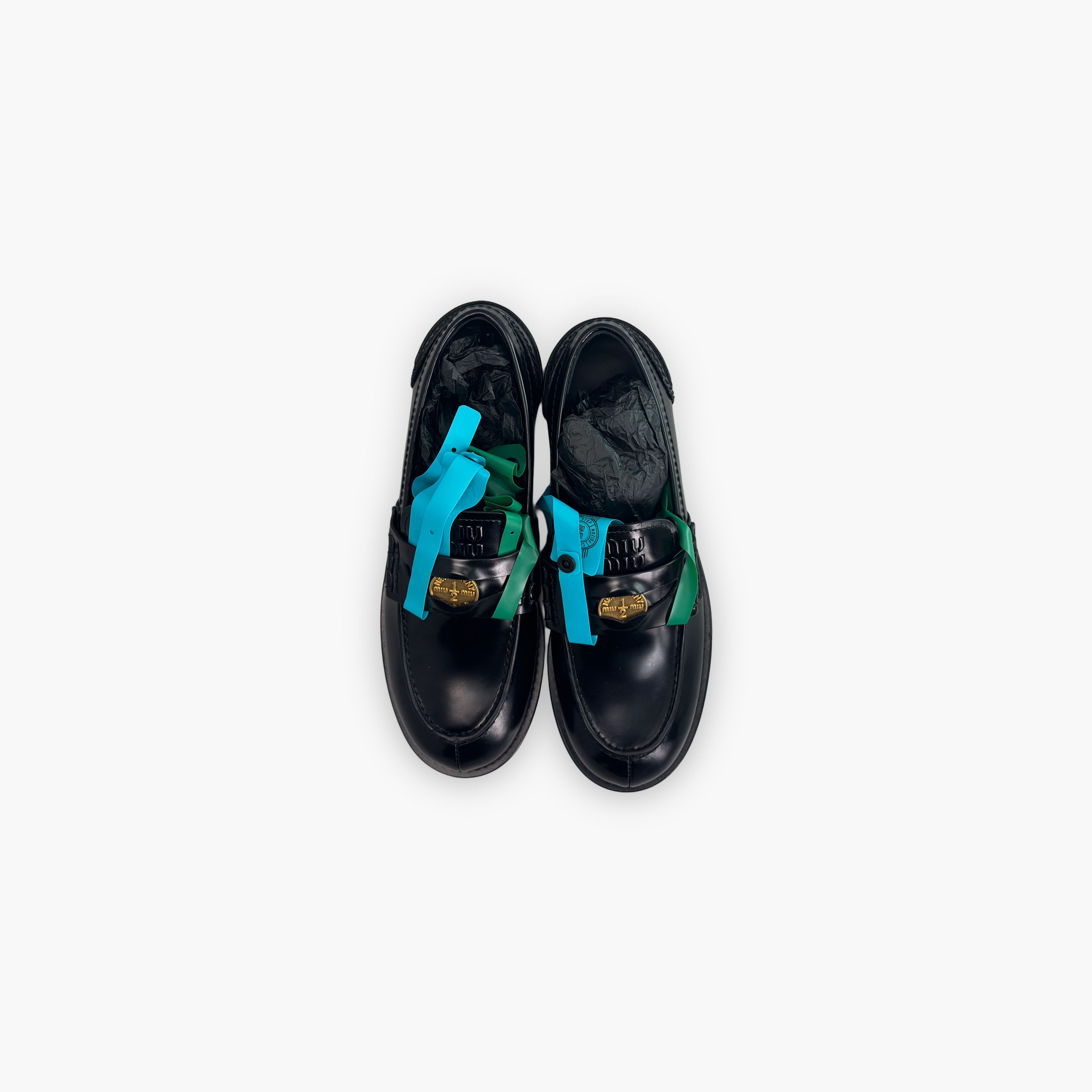 Miu Miu Miu Miu Black Penny Loafers Size 36 Size US 6 / IT 36 - 9 Thumbnail