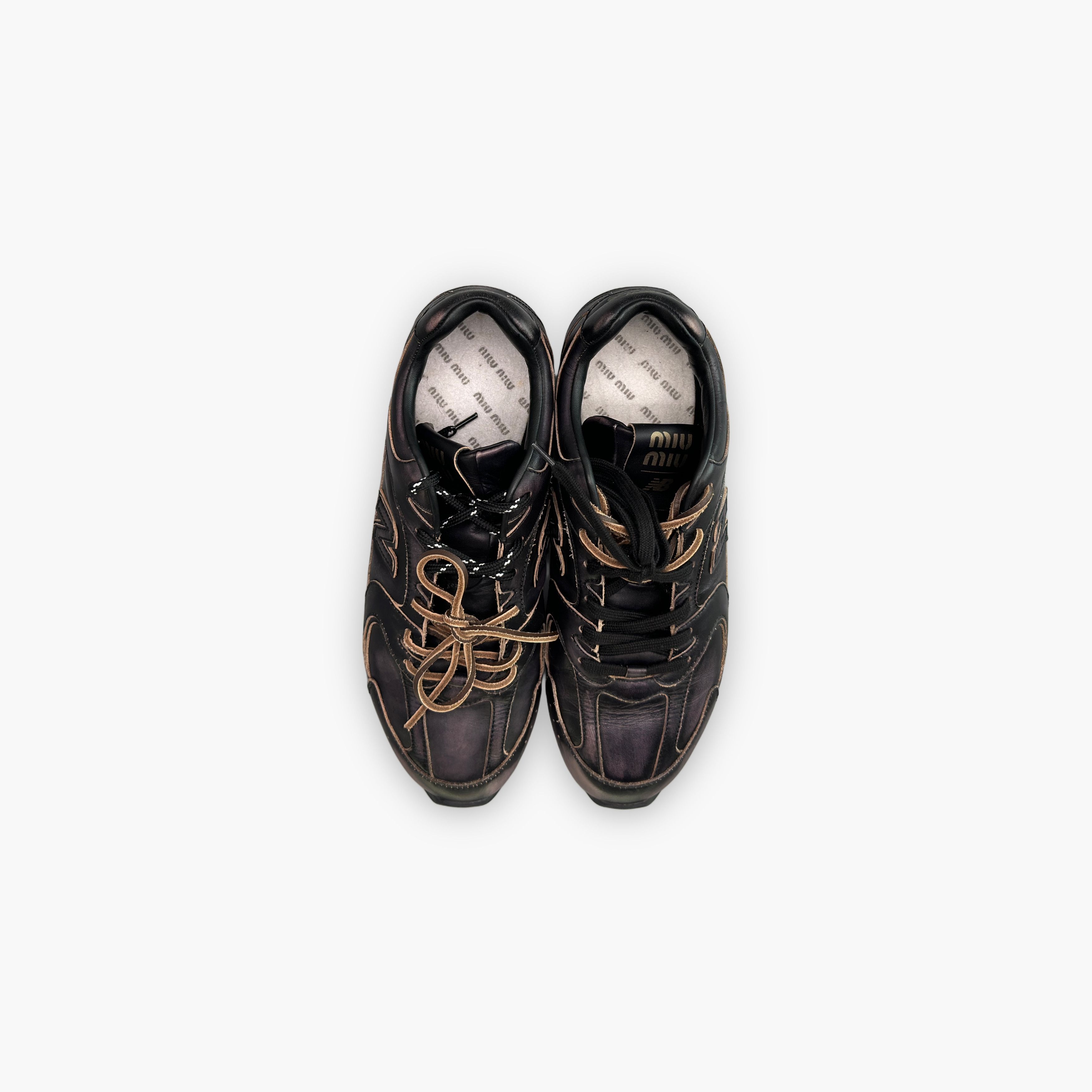 Miu Miu Miu Miu x New Balance 530 Leather Sneakers Size 41 Size US 11 / IT 41 - 9 Thumbnail