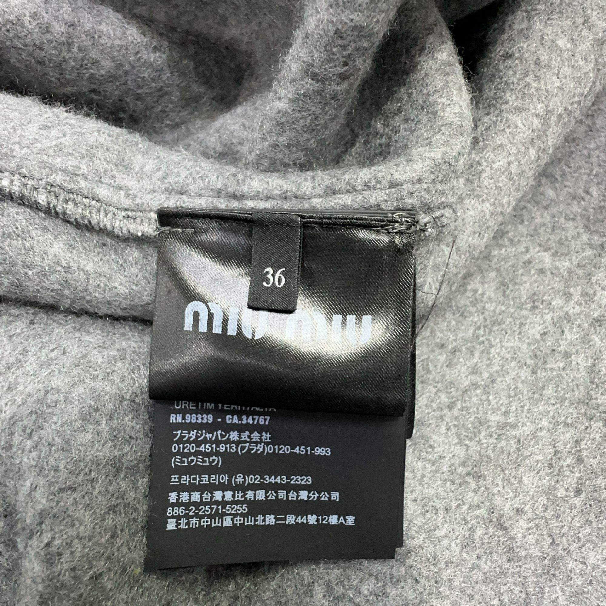 Miu Miu Miu Miu Logo Button Up Shirt Size 36 Size XS / US 0-2 / IT 36-38 - 4 Thumbnail