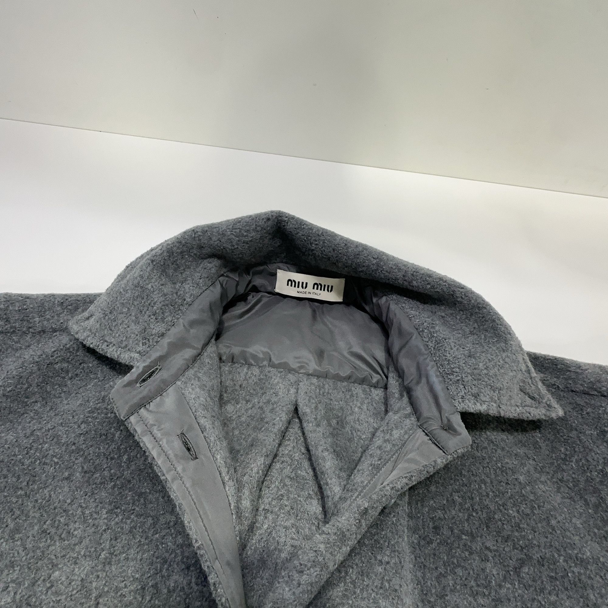 Miu Miu Miu Miu Logo Button Up Shirt Size 36 Size XS / US 0-2 / IT 36-38 - 6 Thumbnail
