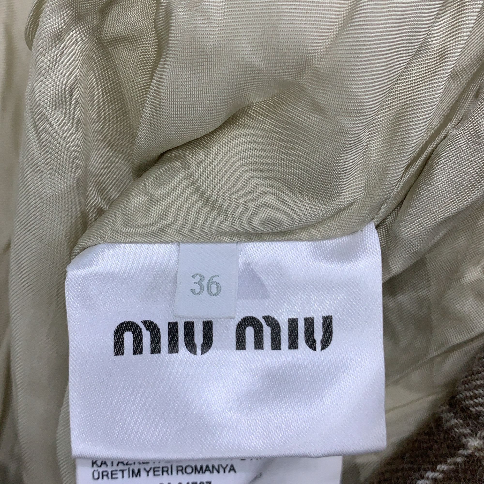 Miu Miu Miu Miu Plaid Button Up Jacket Size 36 Size XS / US 0-2 / IT 36-38 - 4 Thumbnail