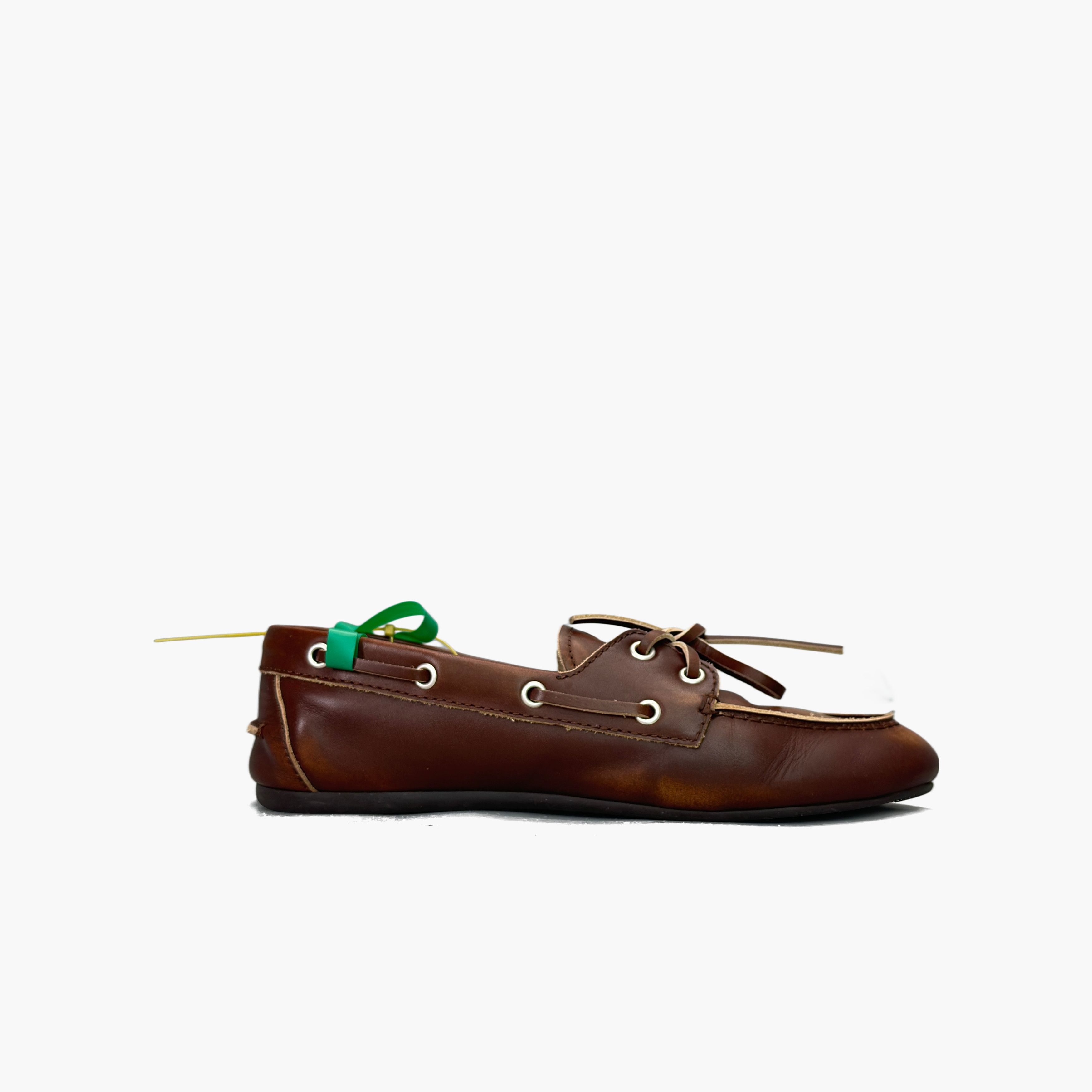 Miu Miu Miu Miu Leather Boat Shoes Size 39 Size US 9 / IT 39 - 2 Thumbnail