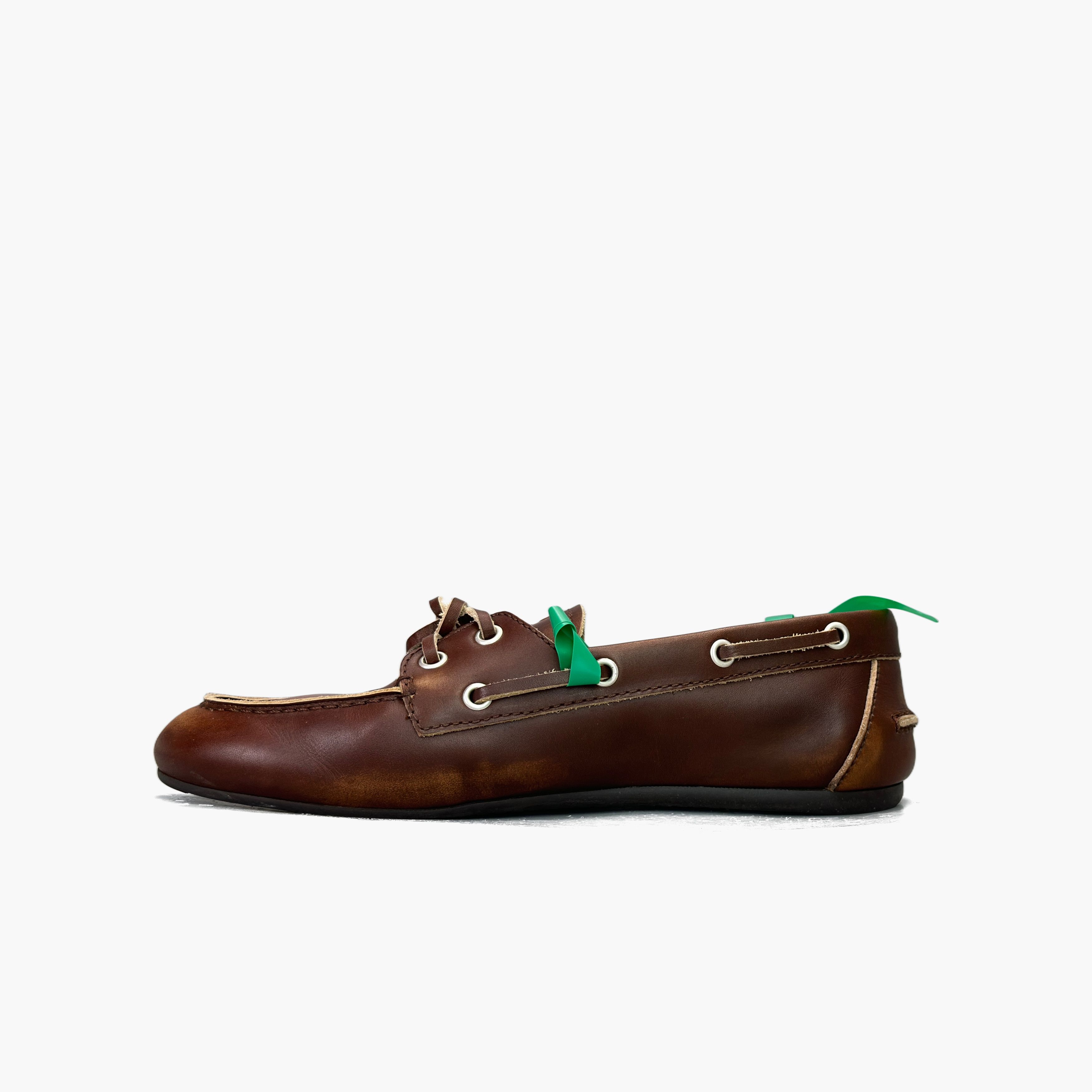 Miu Miu Miu Miu Leather Boat Shoes Size 39 Size US 9 / IT 39 - 3 Thumbnail