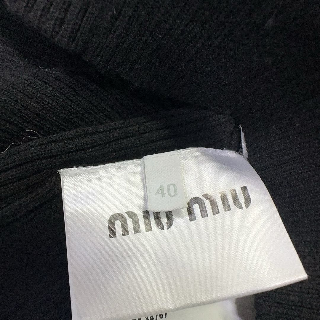 Miu Miu Miu Miu Logo Sleeveless Midi Dress Size 40 Size S / US 4 / IT 40 - 6 Thumbnail