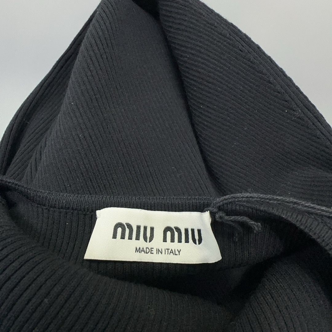 Miu Miu Miu Miu Logo Sleeveless Midi Dress Size 40 Size S / US 4 / IT 40 - 3 Thumbnail