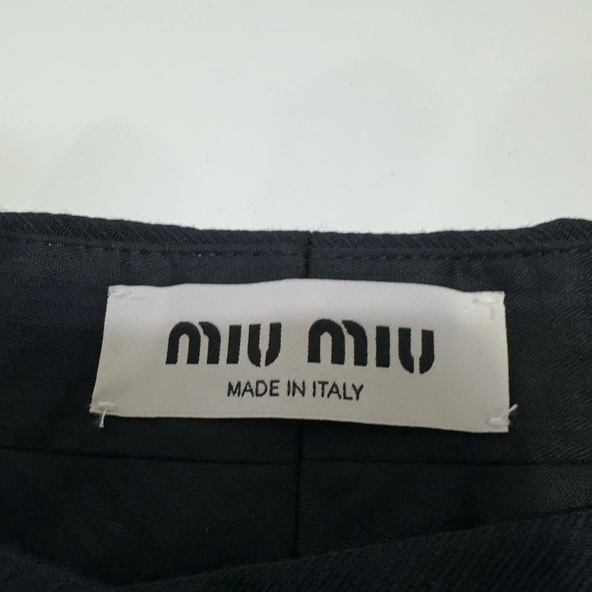 Miu Miu Miu Miu Pinstripe Mini Skirt IT 38 Size 26" / US 2 / IT 38 - 3 Thumbnail